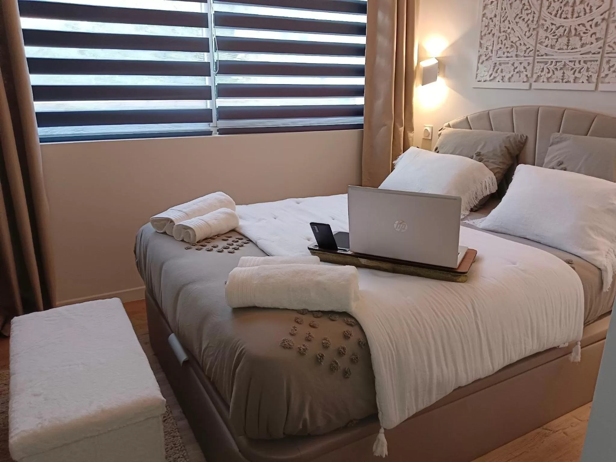 Bed in La Petite Perle de Quimper