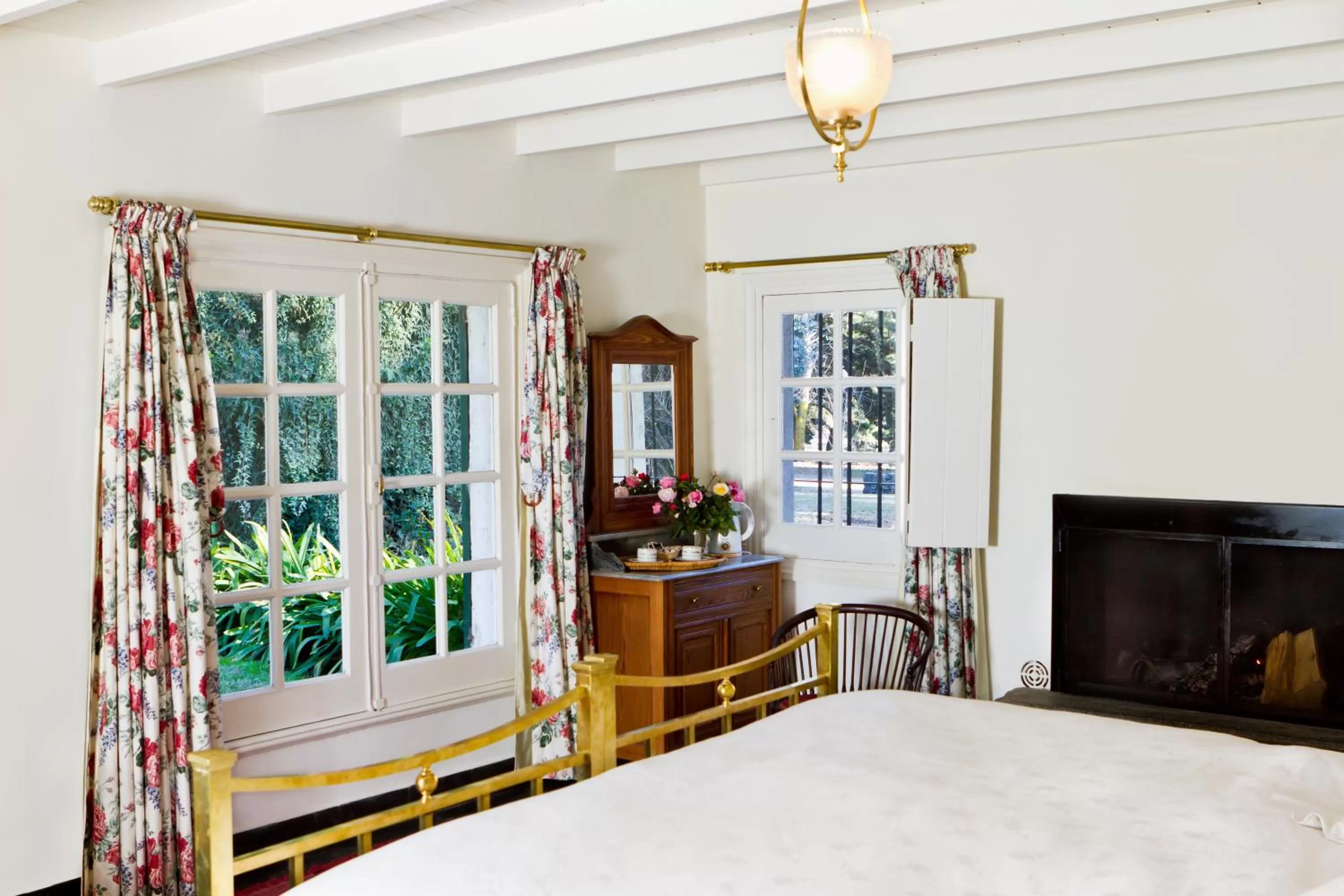 Decorative detail, Bed in Estancia Ave María