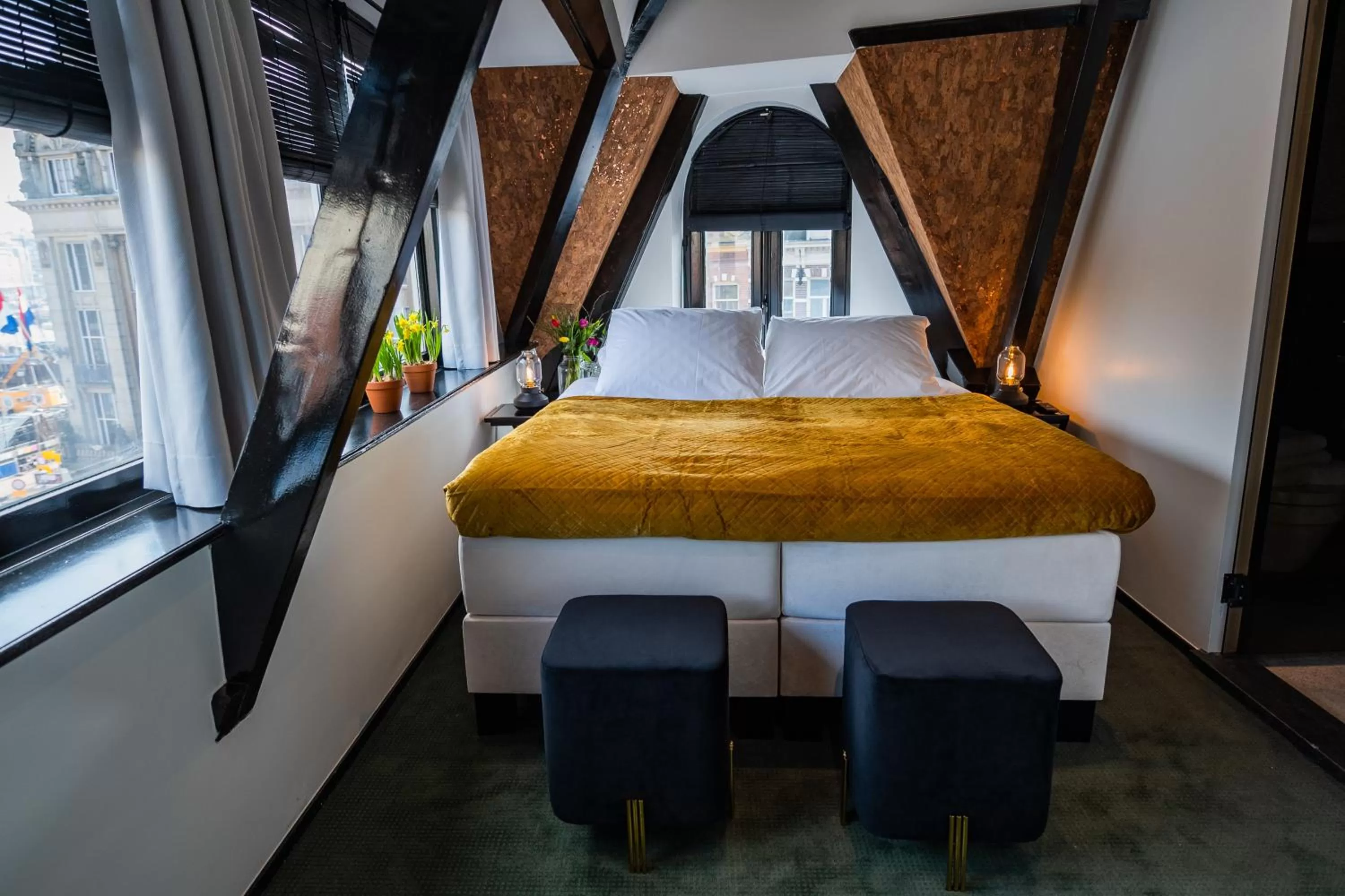 Bed in Sotel Amsterdam Central Station