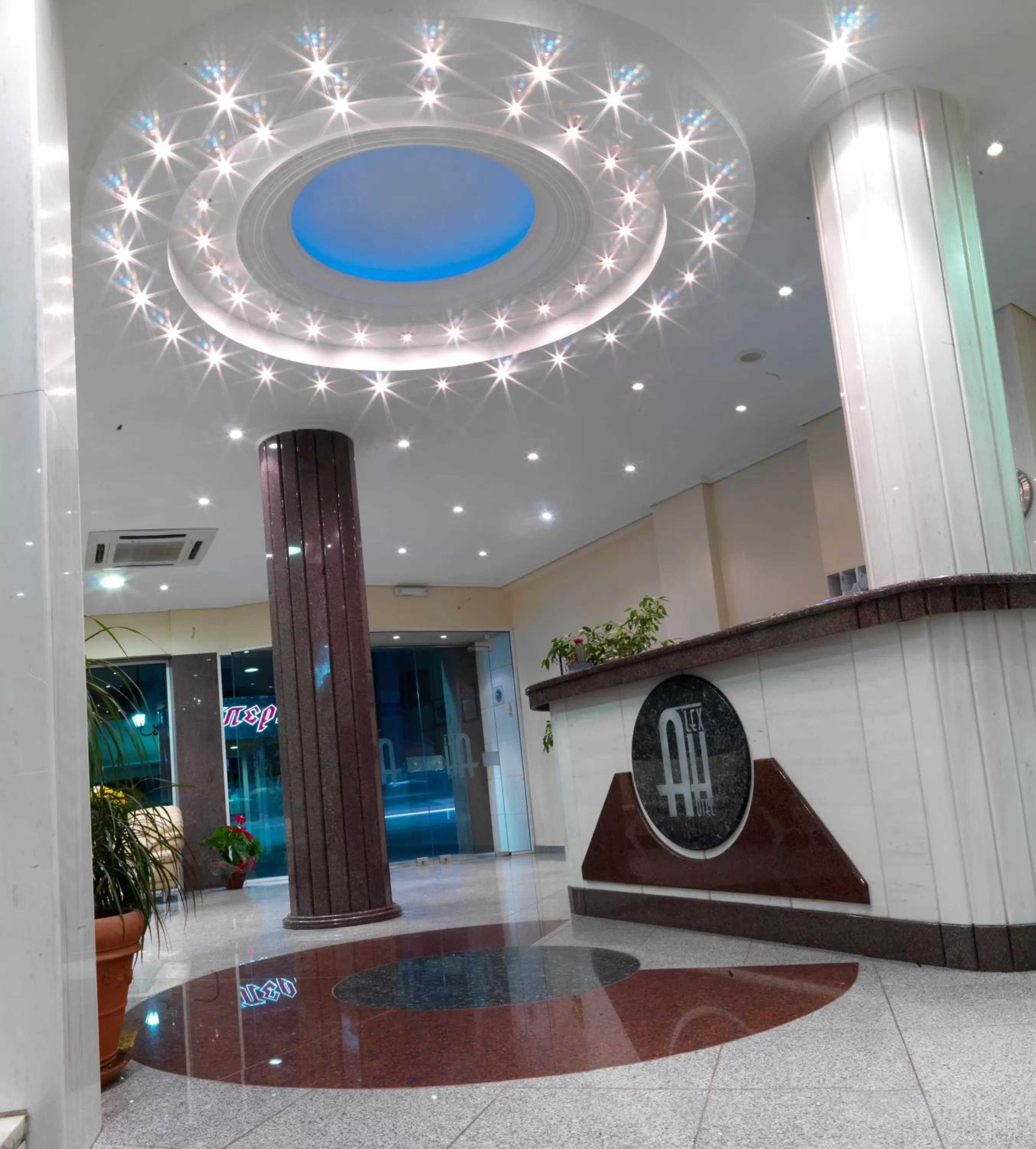 Lobby or reception in Alex Hotel
