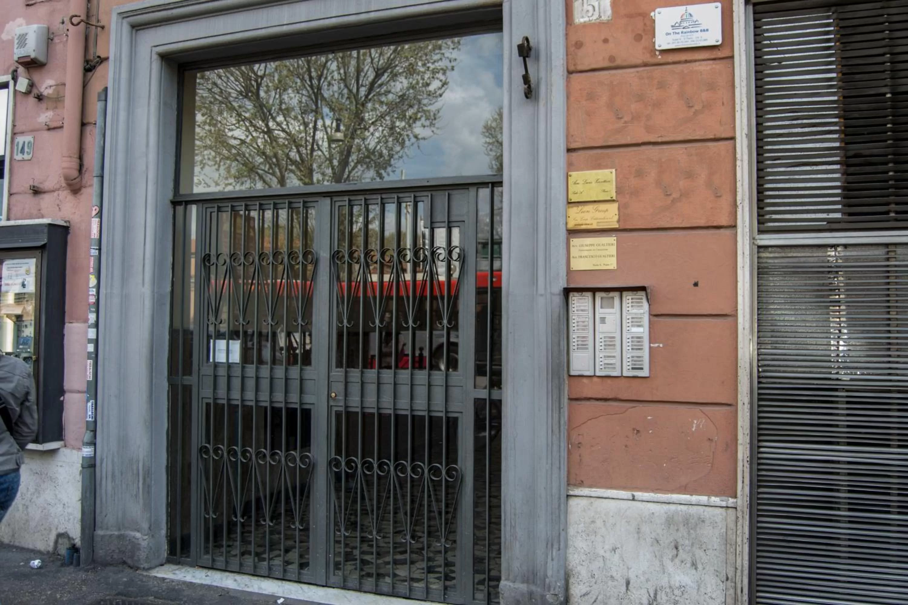 Facade/entrance in On The Rainbow B&B
