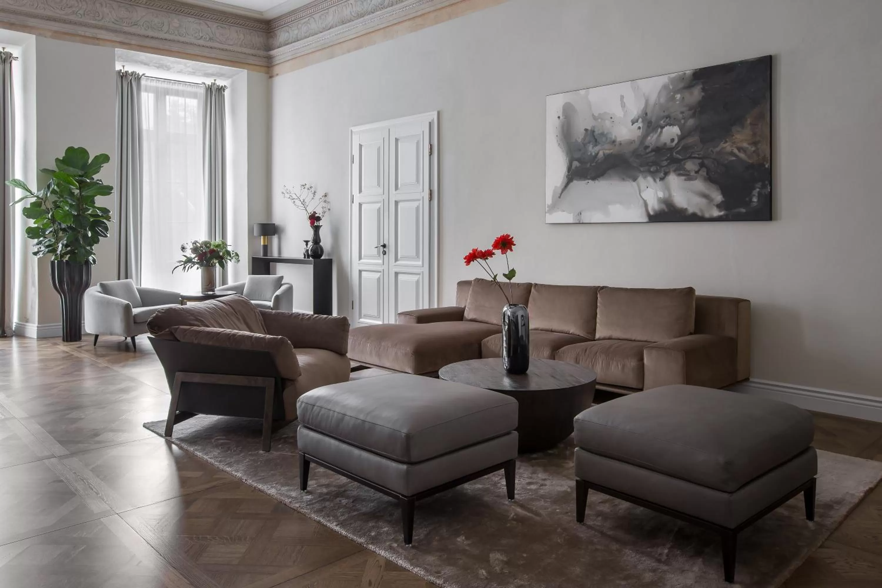 Living room in Hotel Pacai, Vilnius, a Member of Design Hotels