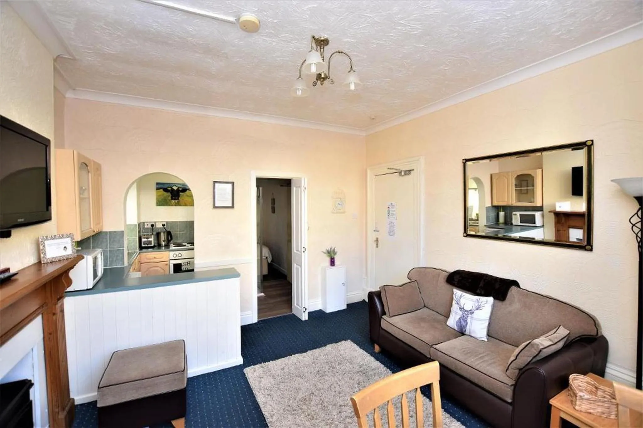 Living room in Bridle Lodge Apartments