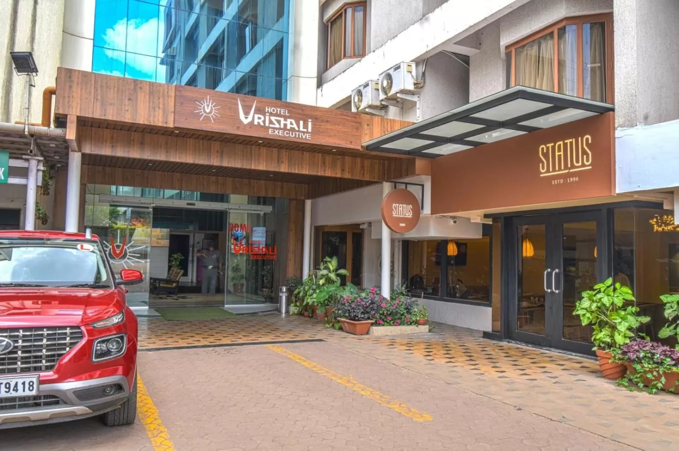 Property building in Hotel Vrishali Executive