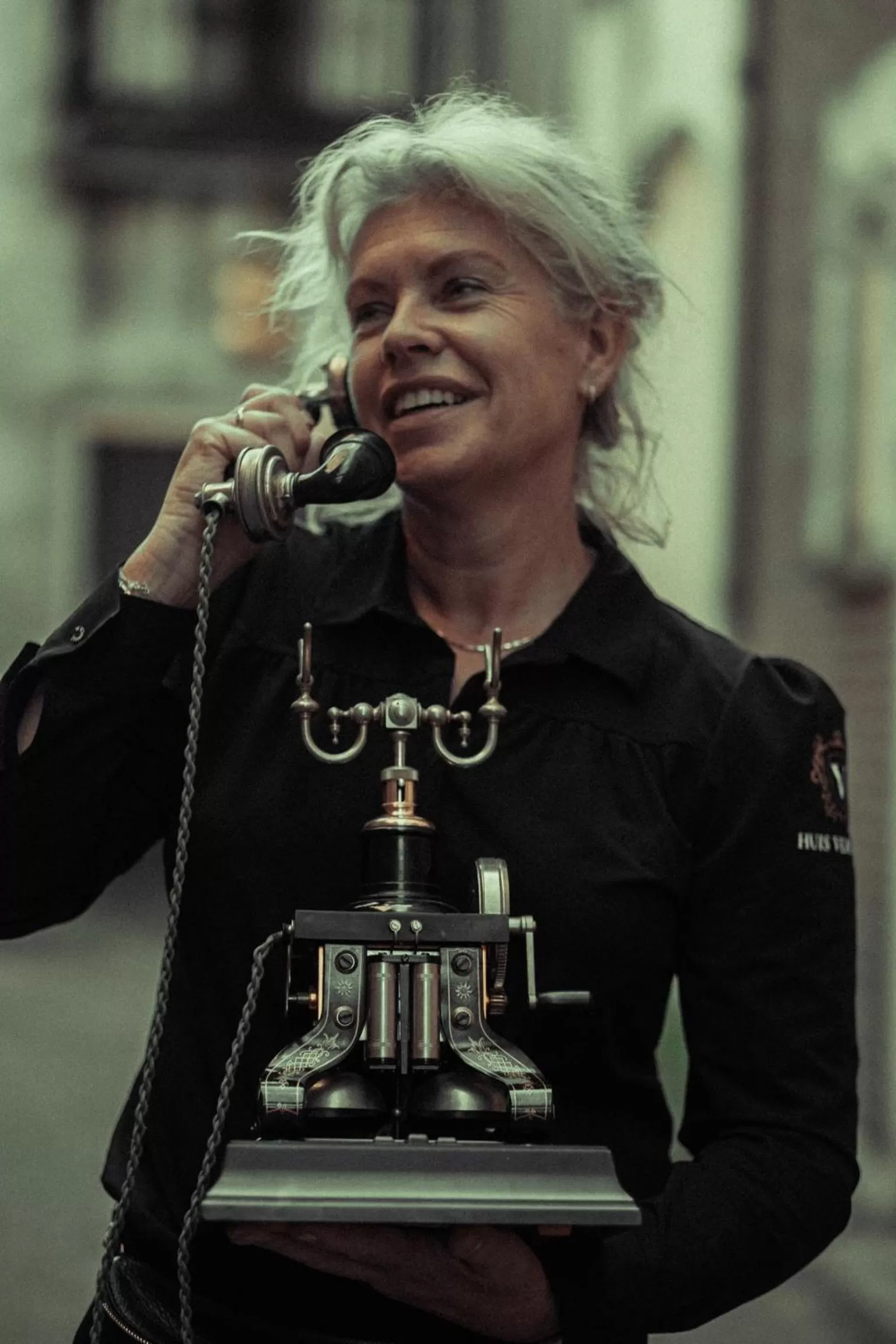 People in Grand Boutique Hotel-Restaurant Huis Vermeer