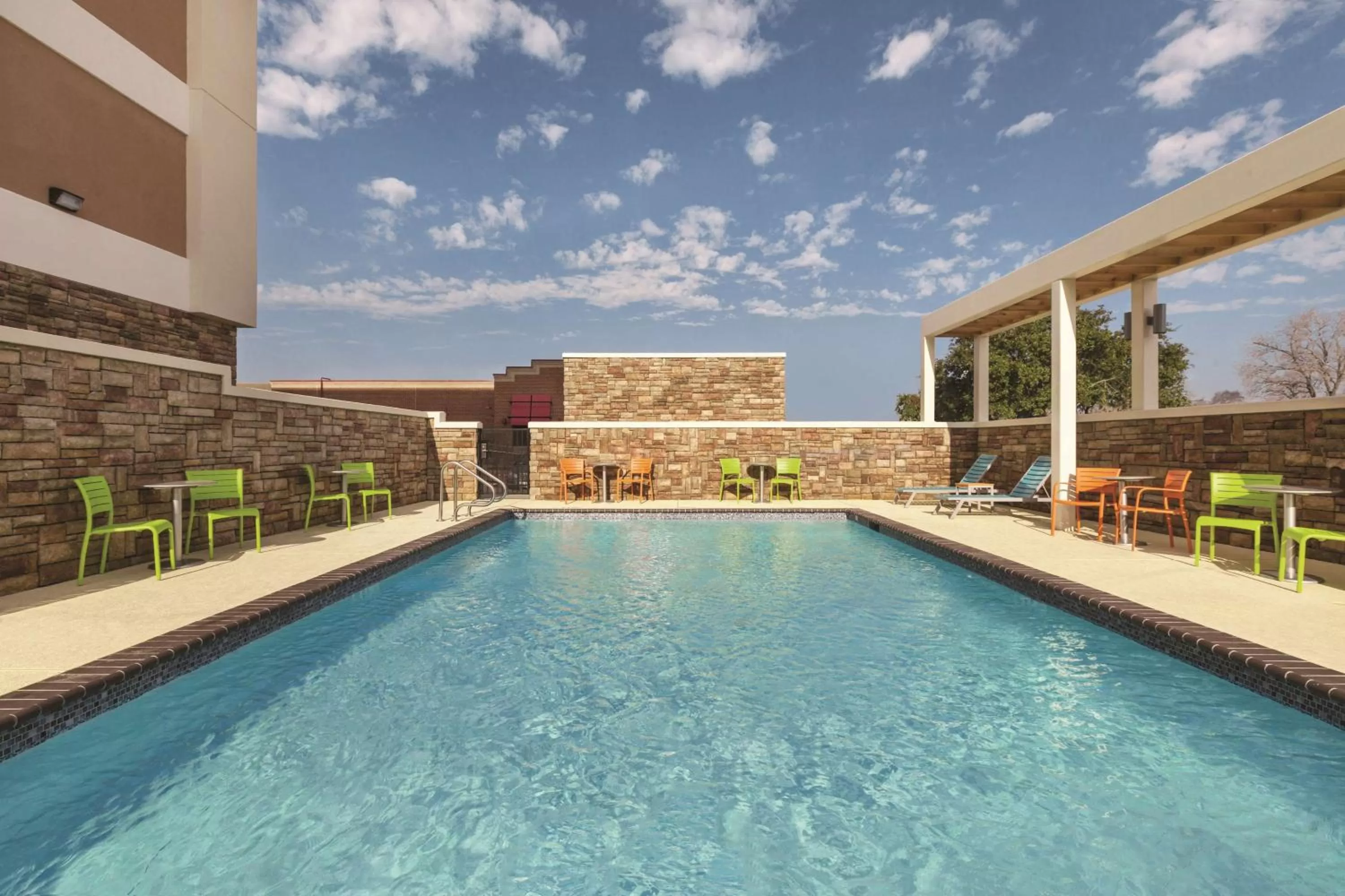 Pool view in Home2 Suites by Hilton College Station