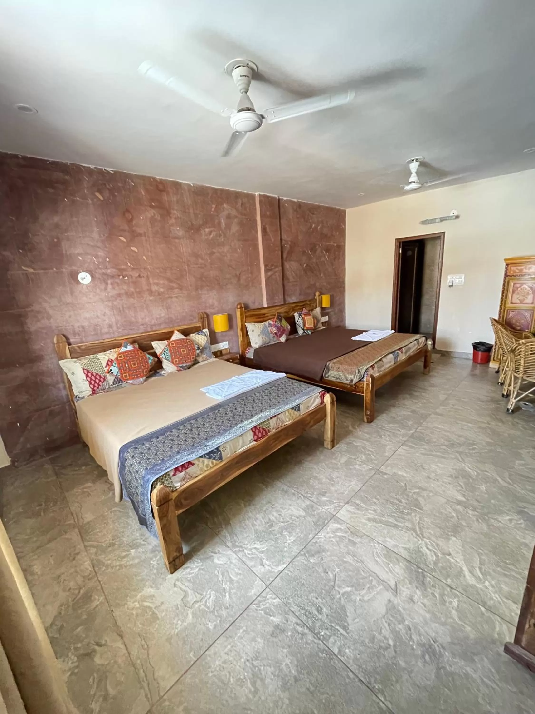 Photo of the whole room, Bed in Corsican Haveli