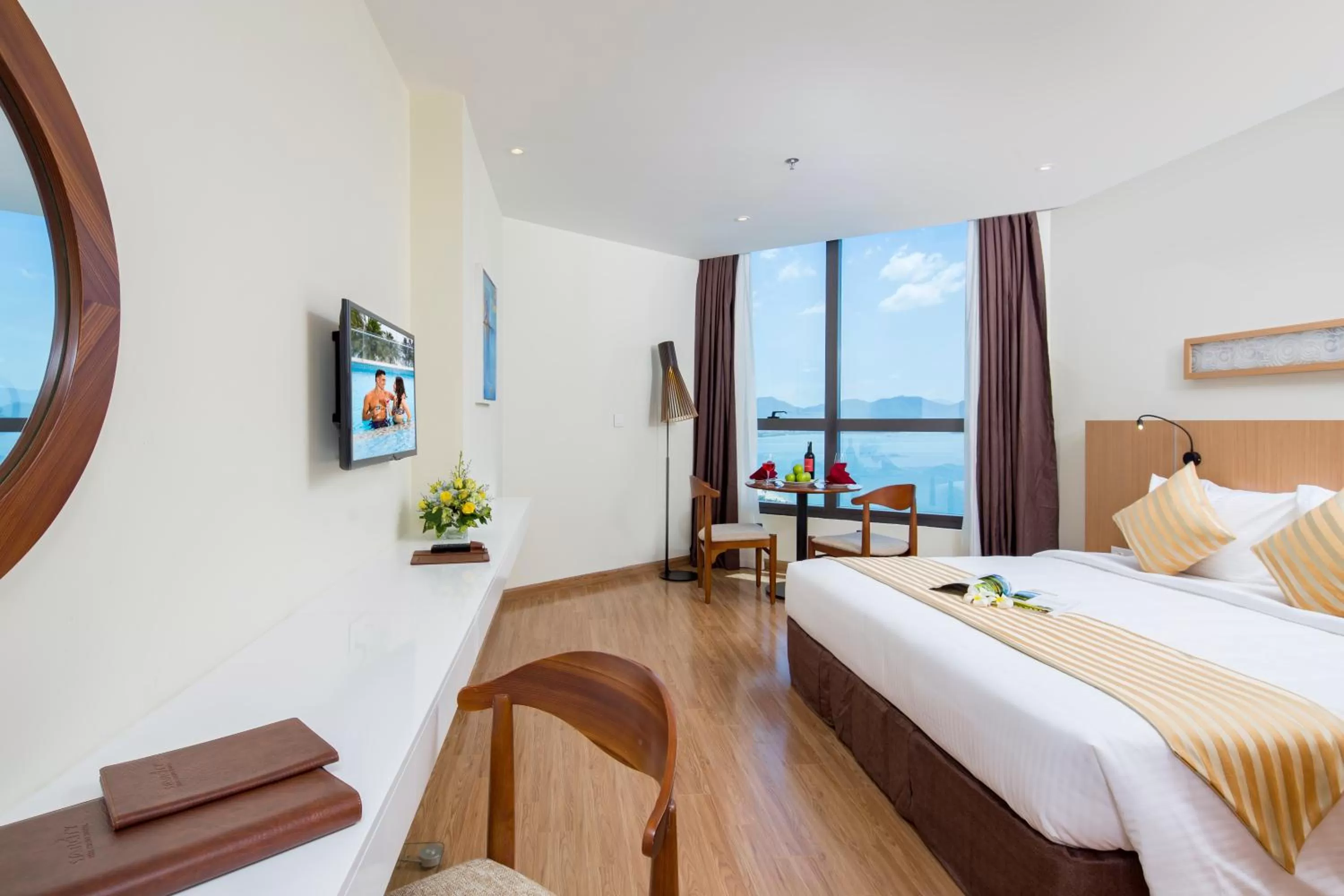 Bedroom, Bed in Starcity Hotel & Condotel Beachfront Nha Trang
