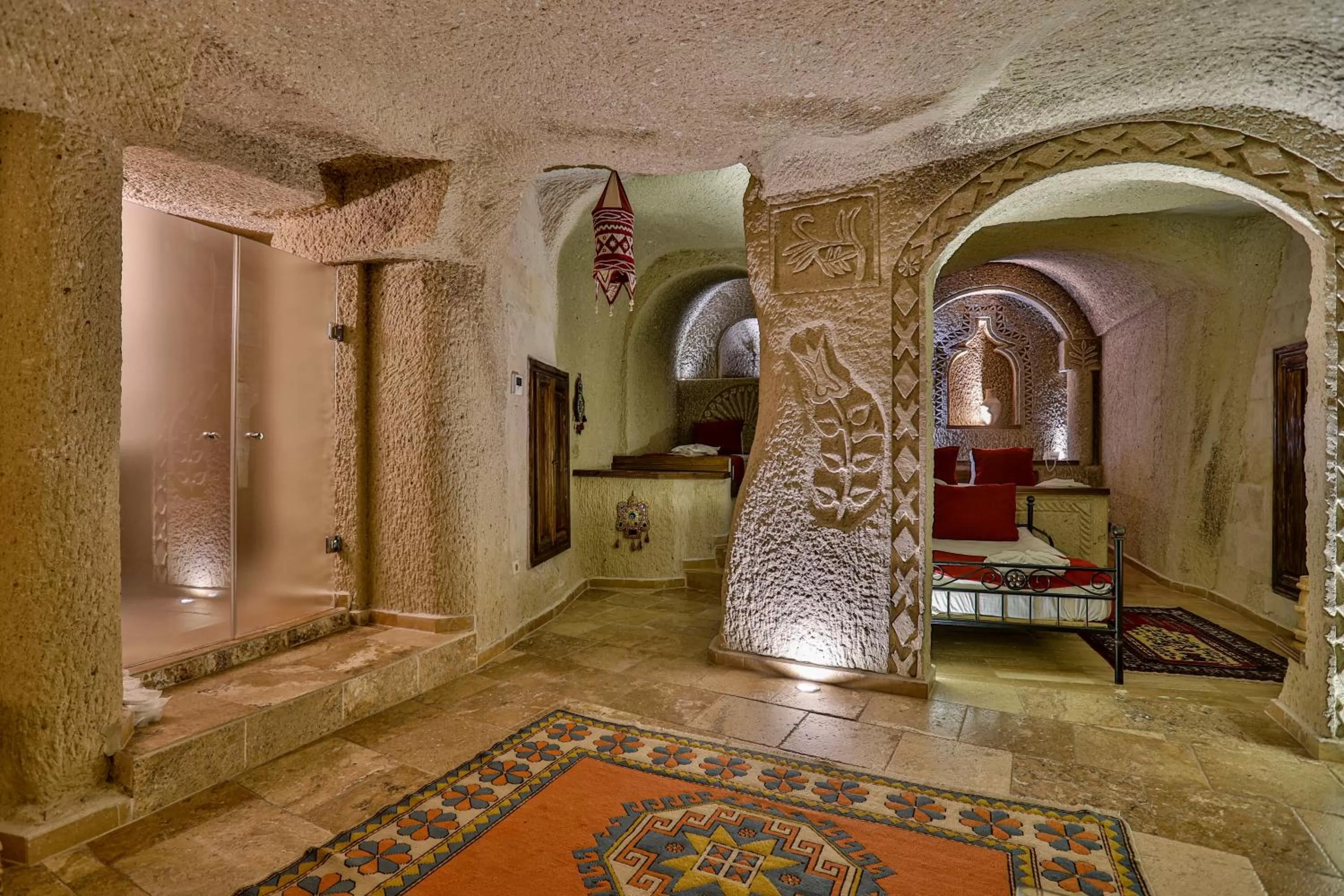 Decorative detail in Hidden Cave Hotel