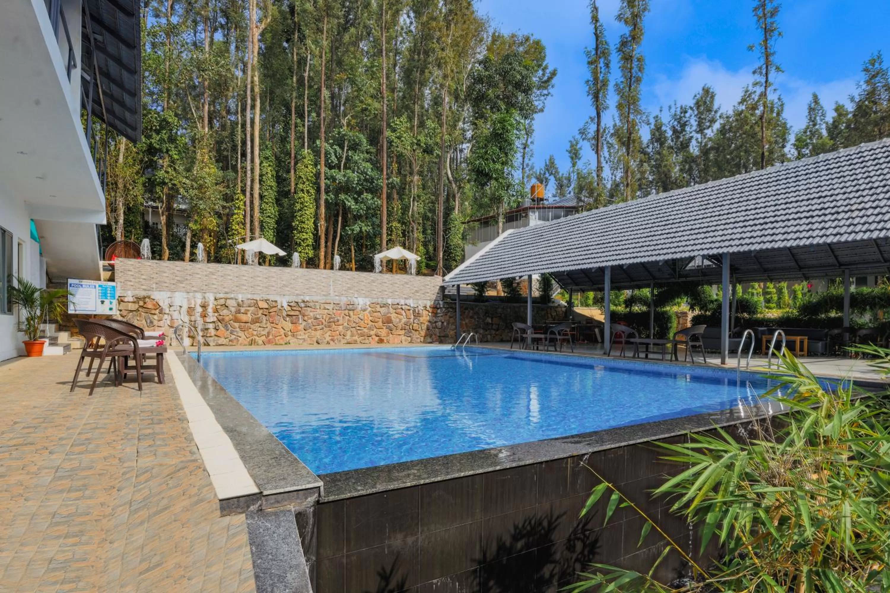 Swimming Pool in The Spectrum Resort, Chikmagalur