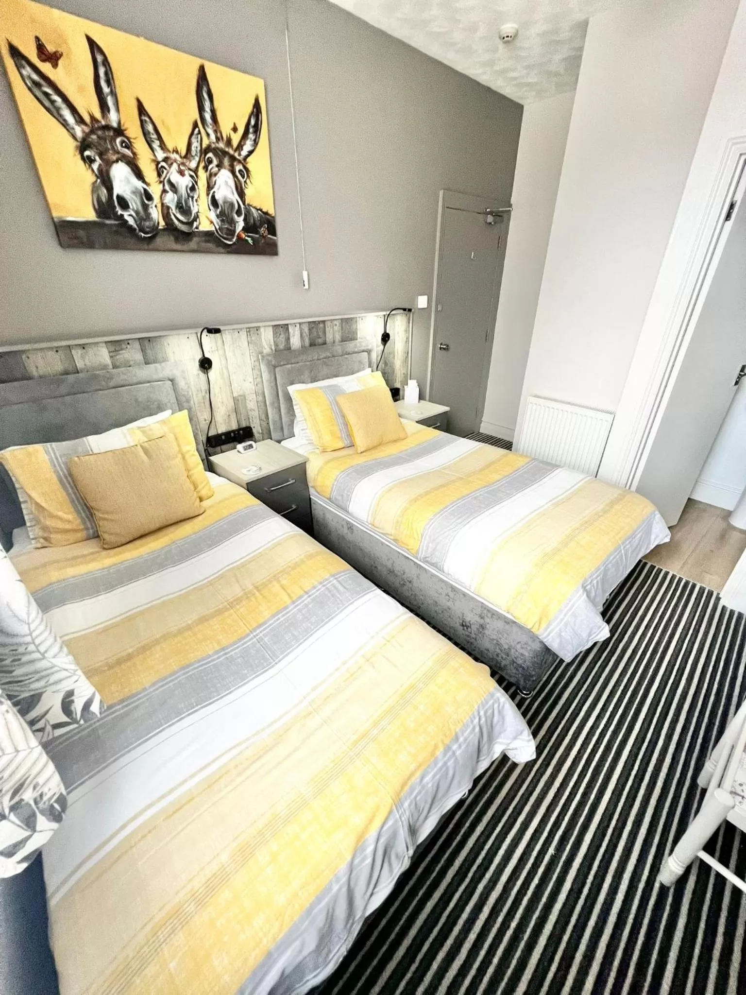 Bed in Belle Dene Guest House