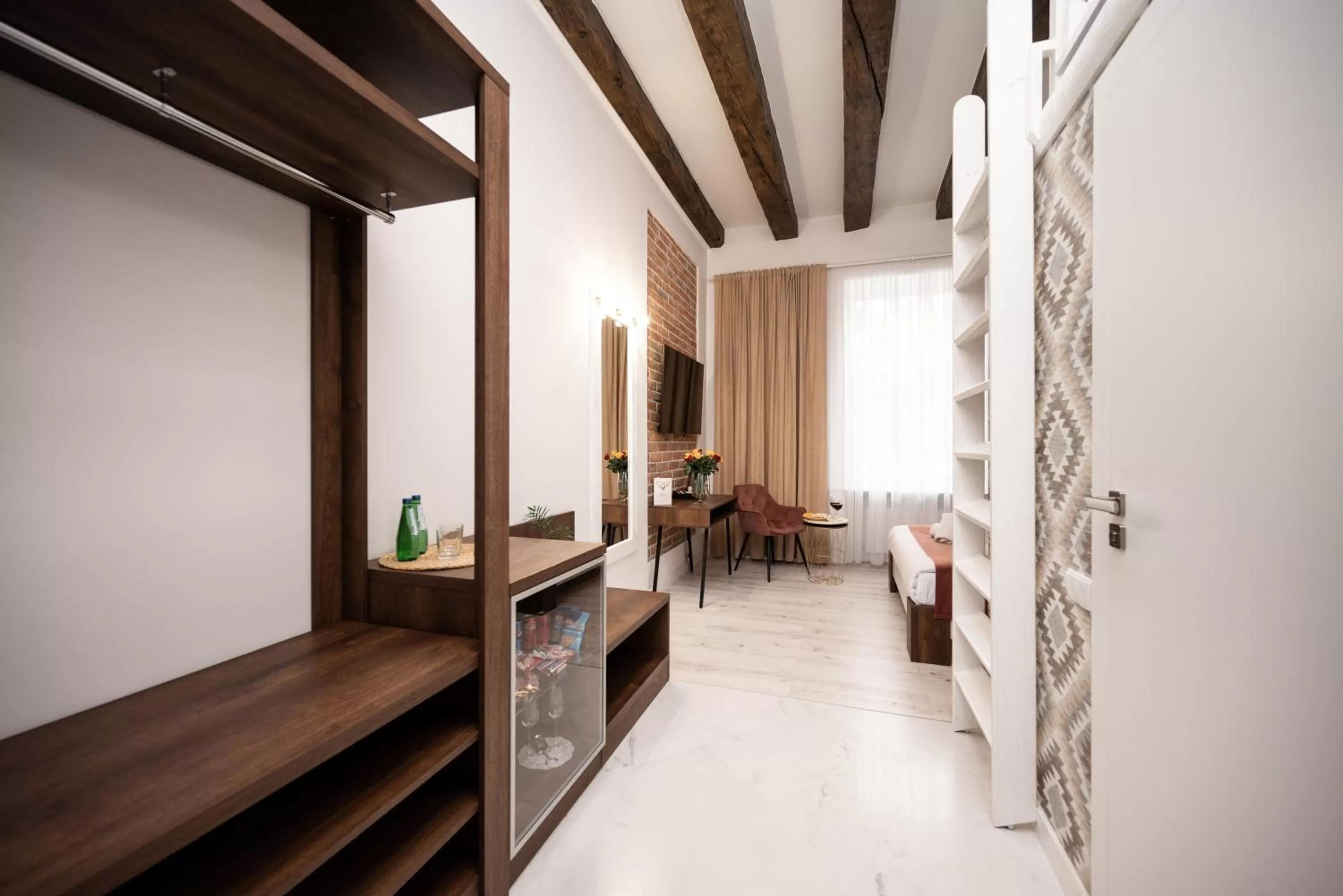 wardrobe, Bed in Hive Family House