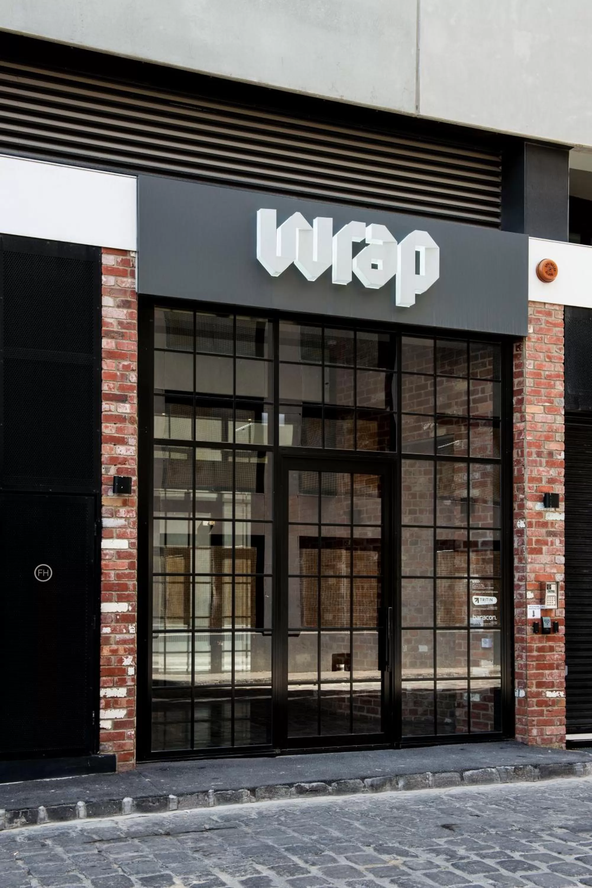 Facade/entrance in WRAP on Southbank