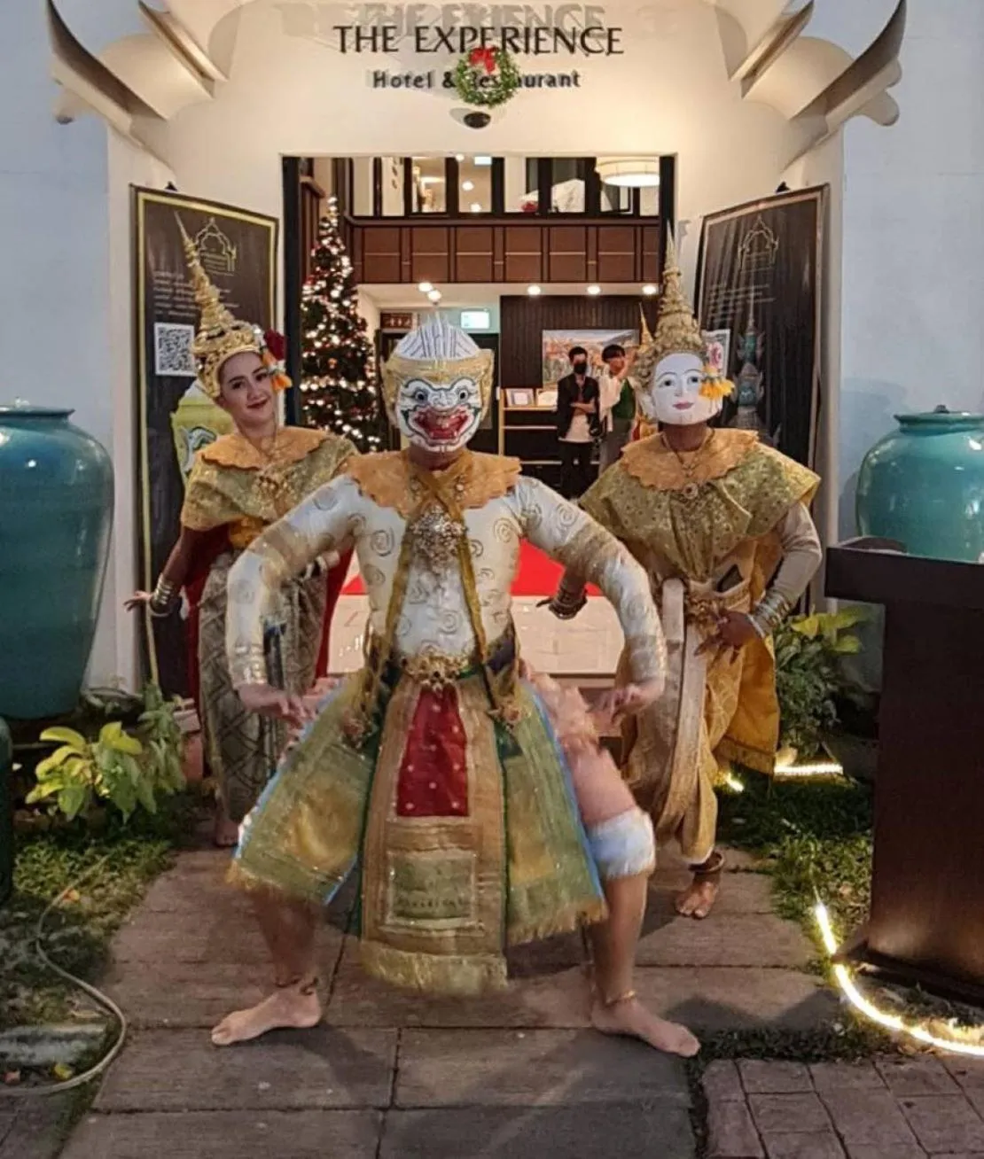 People in The Experience Walking Street Chiang Mai