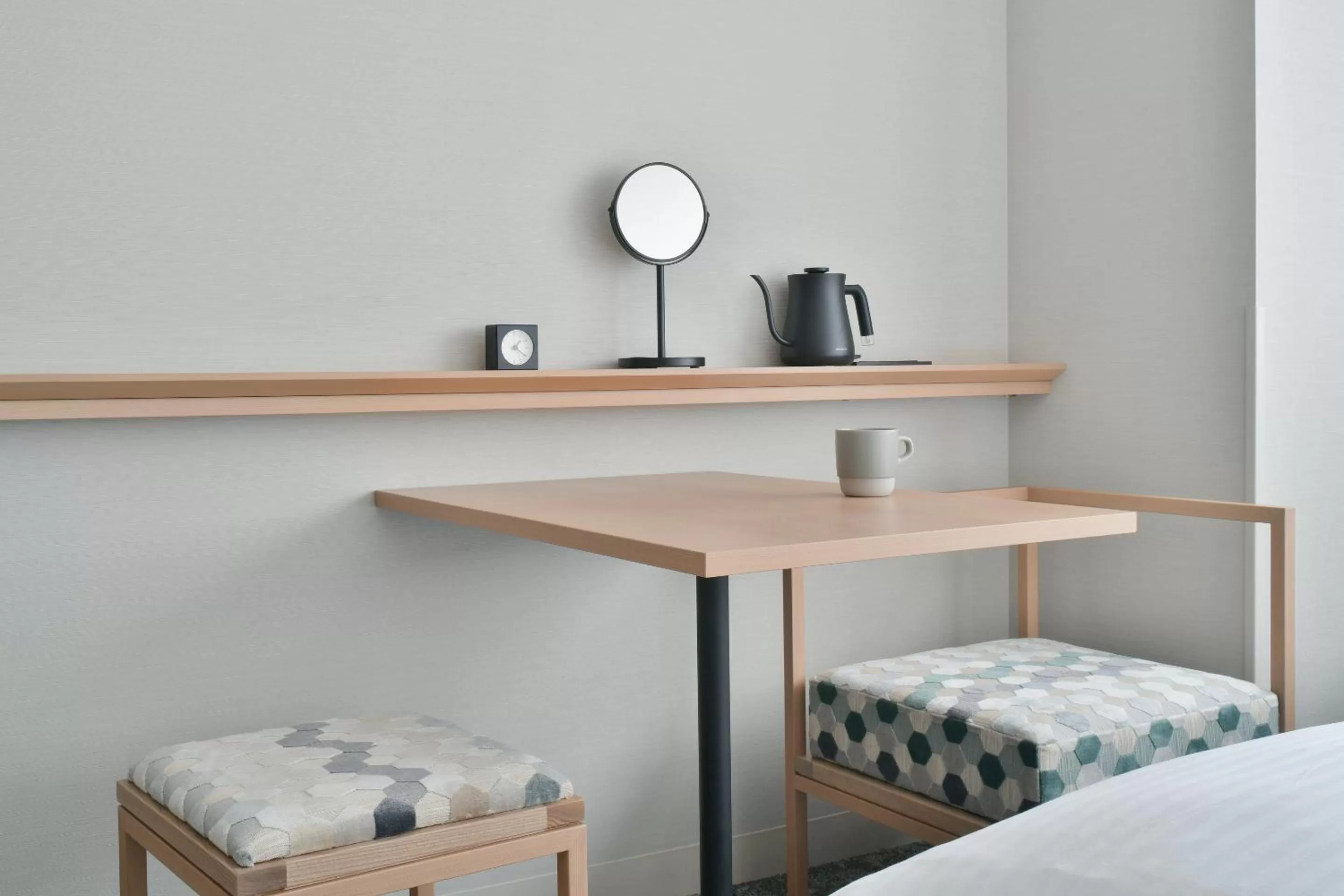 Bed in REF Kyoto Hachijoguchi by VESSEL HOTELS