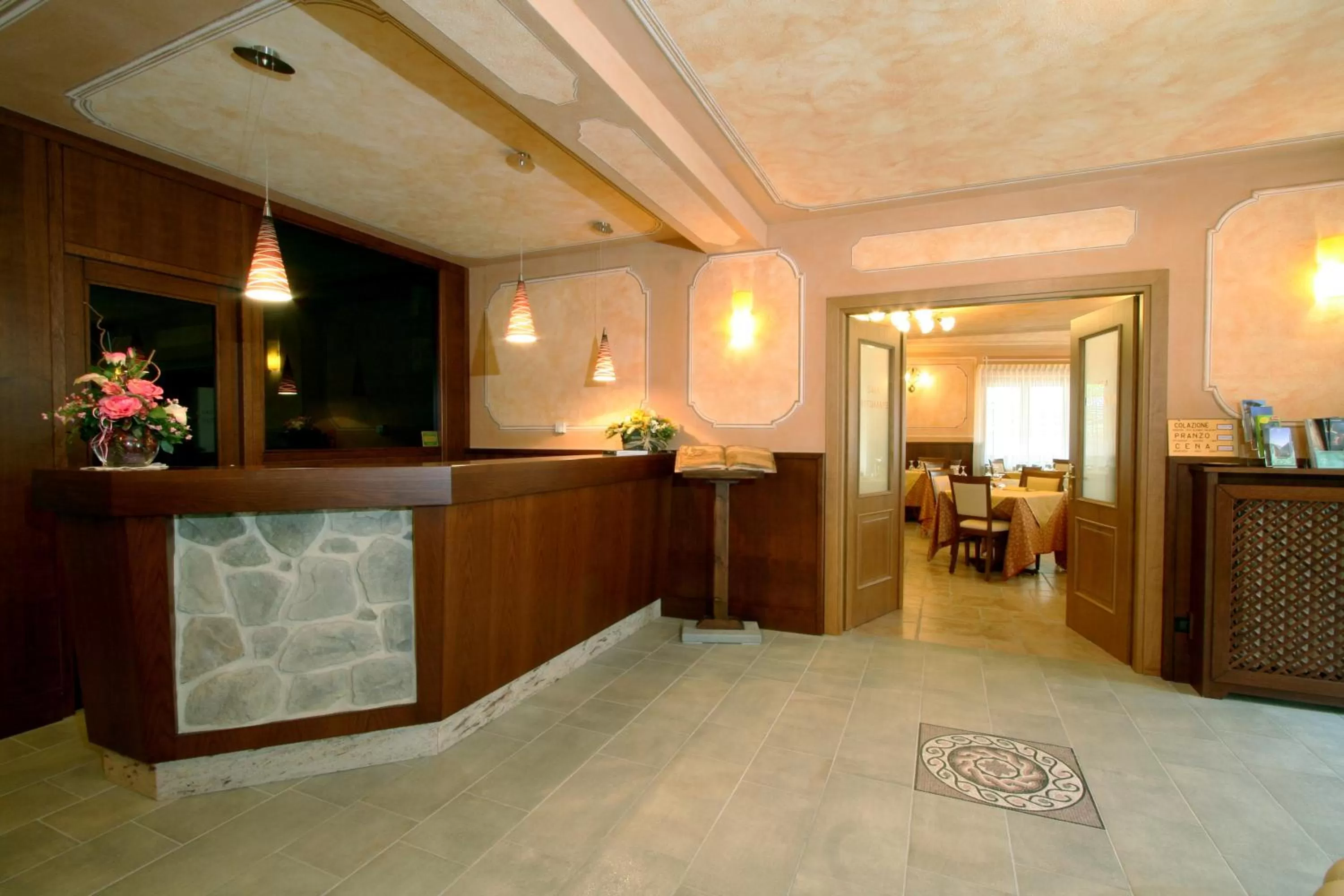 Lobby or reception in Hotel Dama Bianca