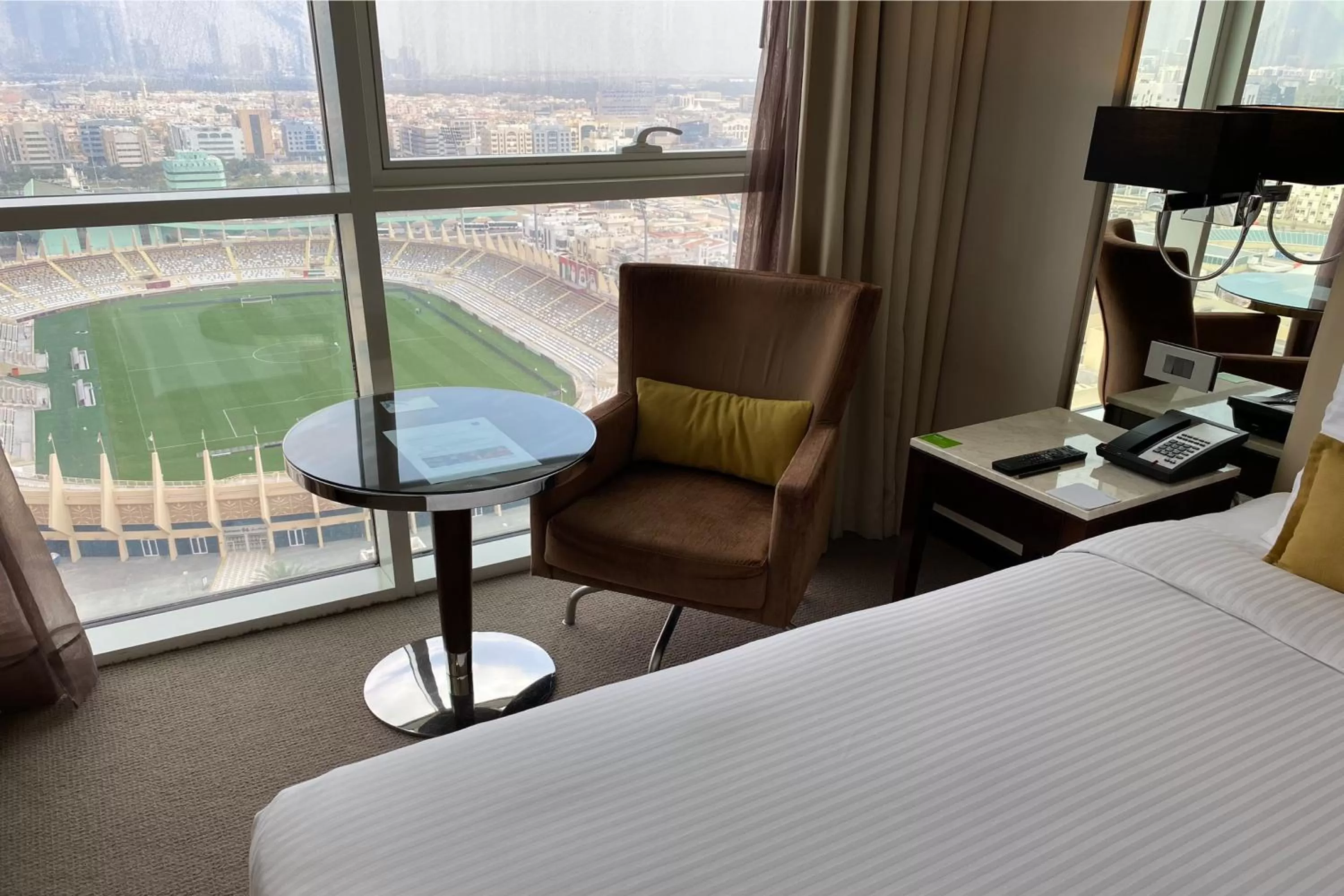 Seating area, Bed in Centro Al Manhal by Rotana