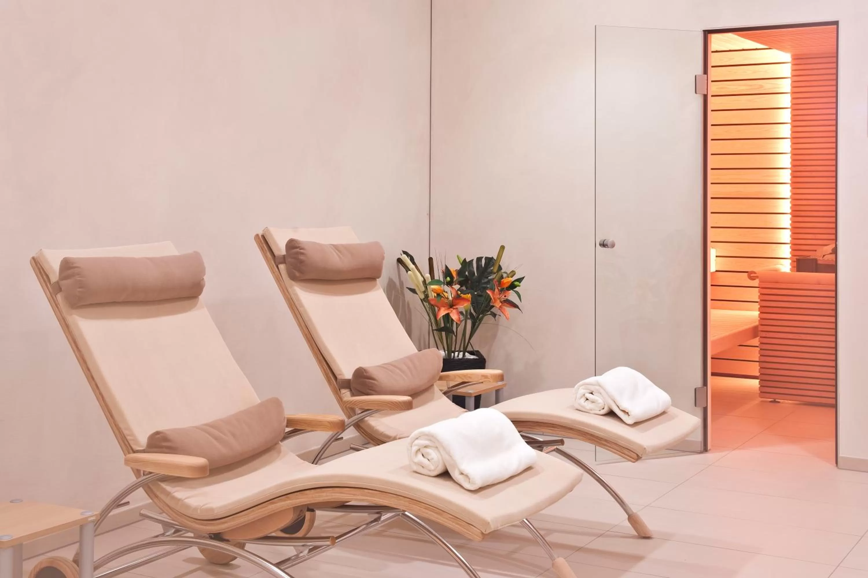 Sauna in Swiss-Chalet Merlischachen - Romantik Schloss-Hotel am See