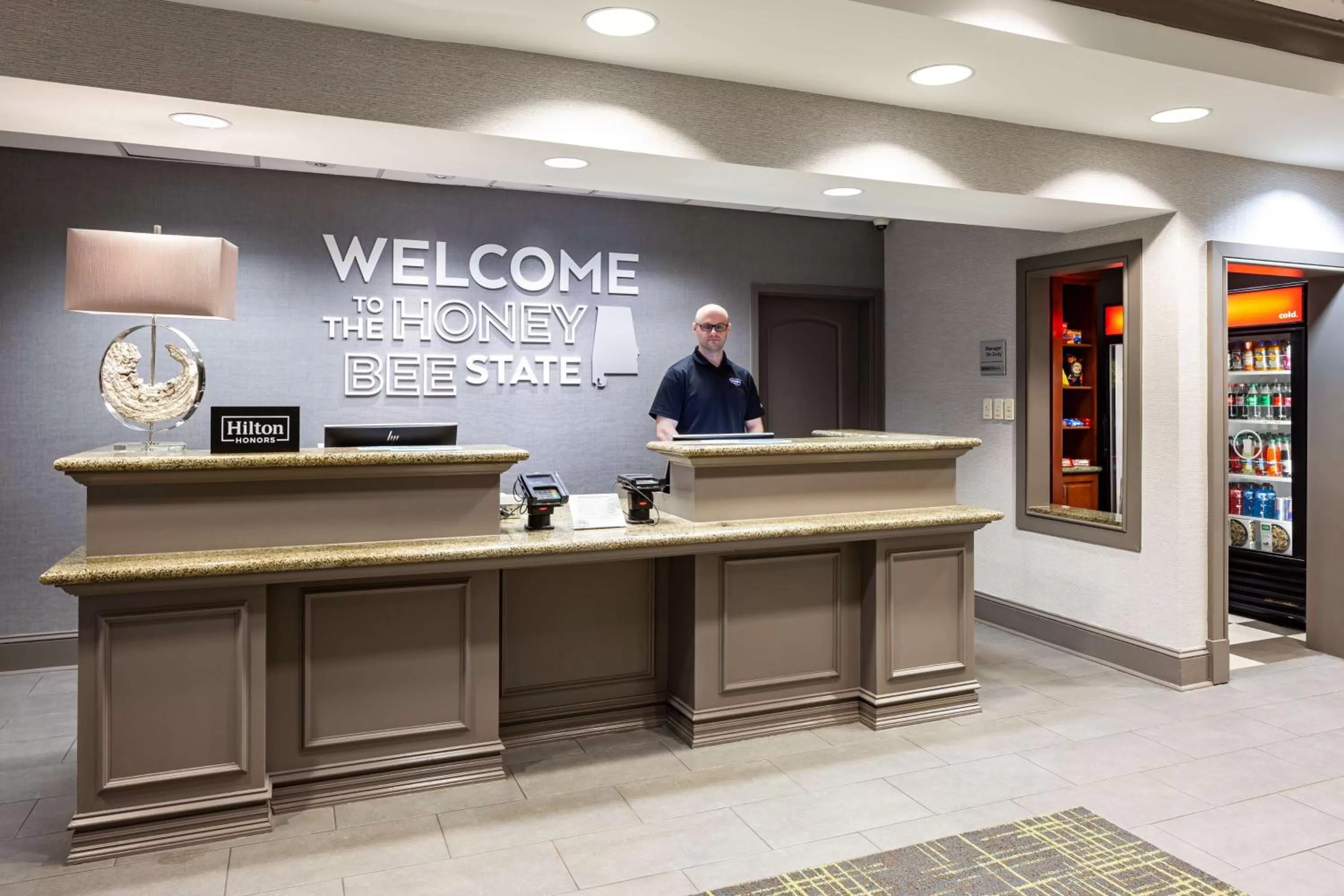Lobby or reception in Hampton Inn & Suites Mobile I-65@ Airport Boulevard