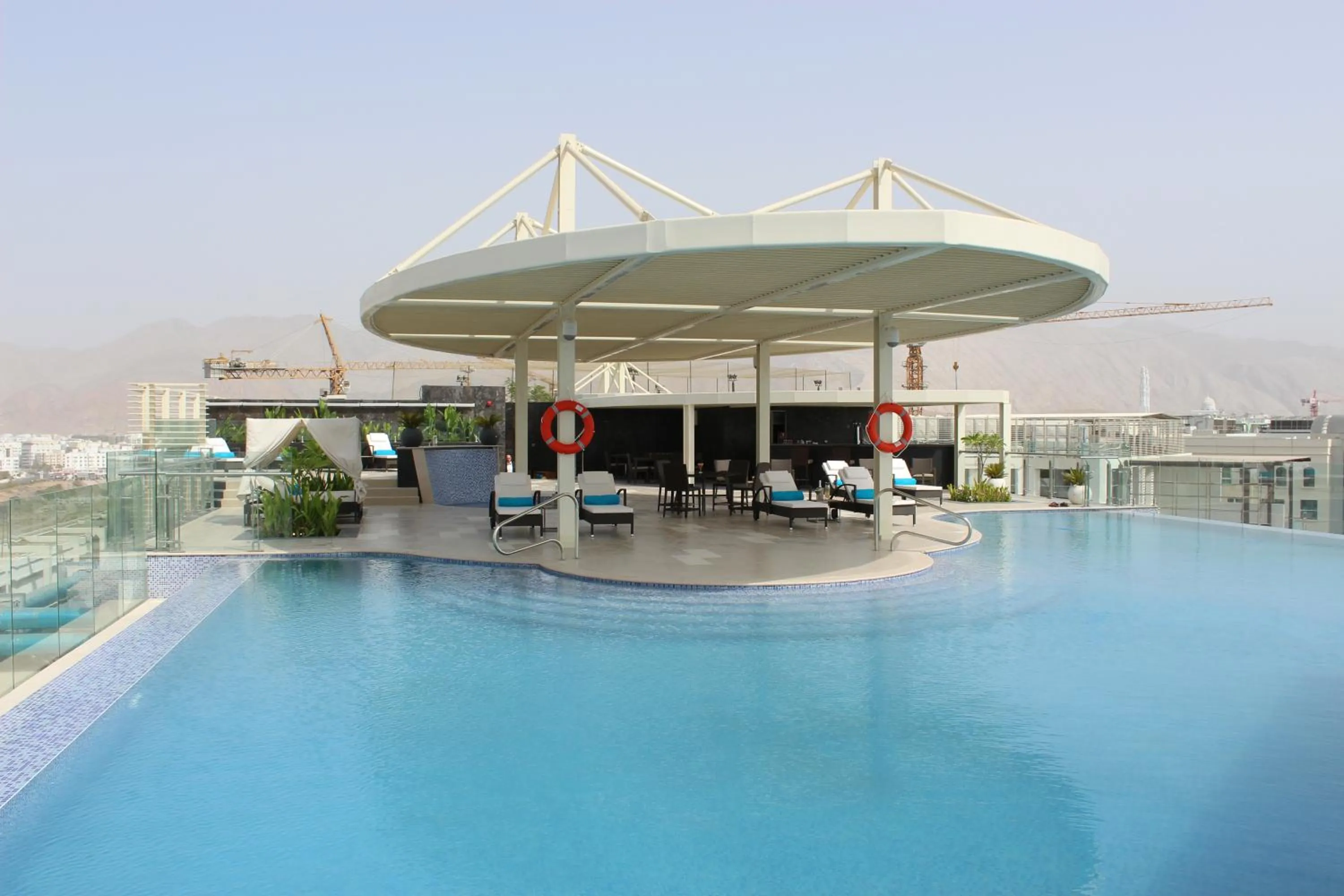 Pool view in Grand Millennium Muscat