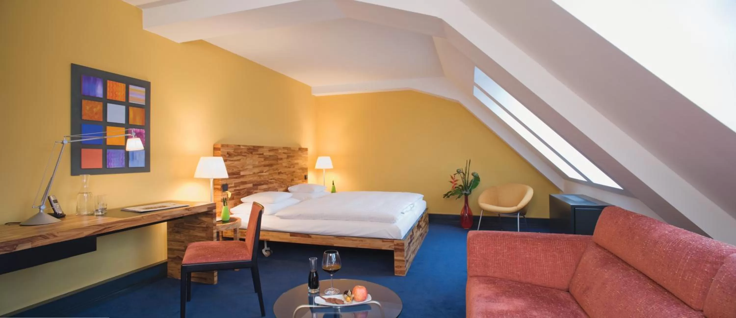 City view, Bed in Mövenpick Hotel Berlin Am Potsdamer Platz