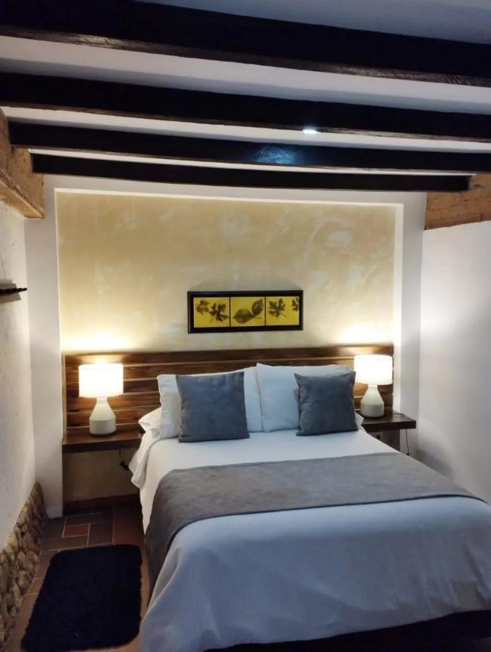 Bed in Hotel Vísperas