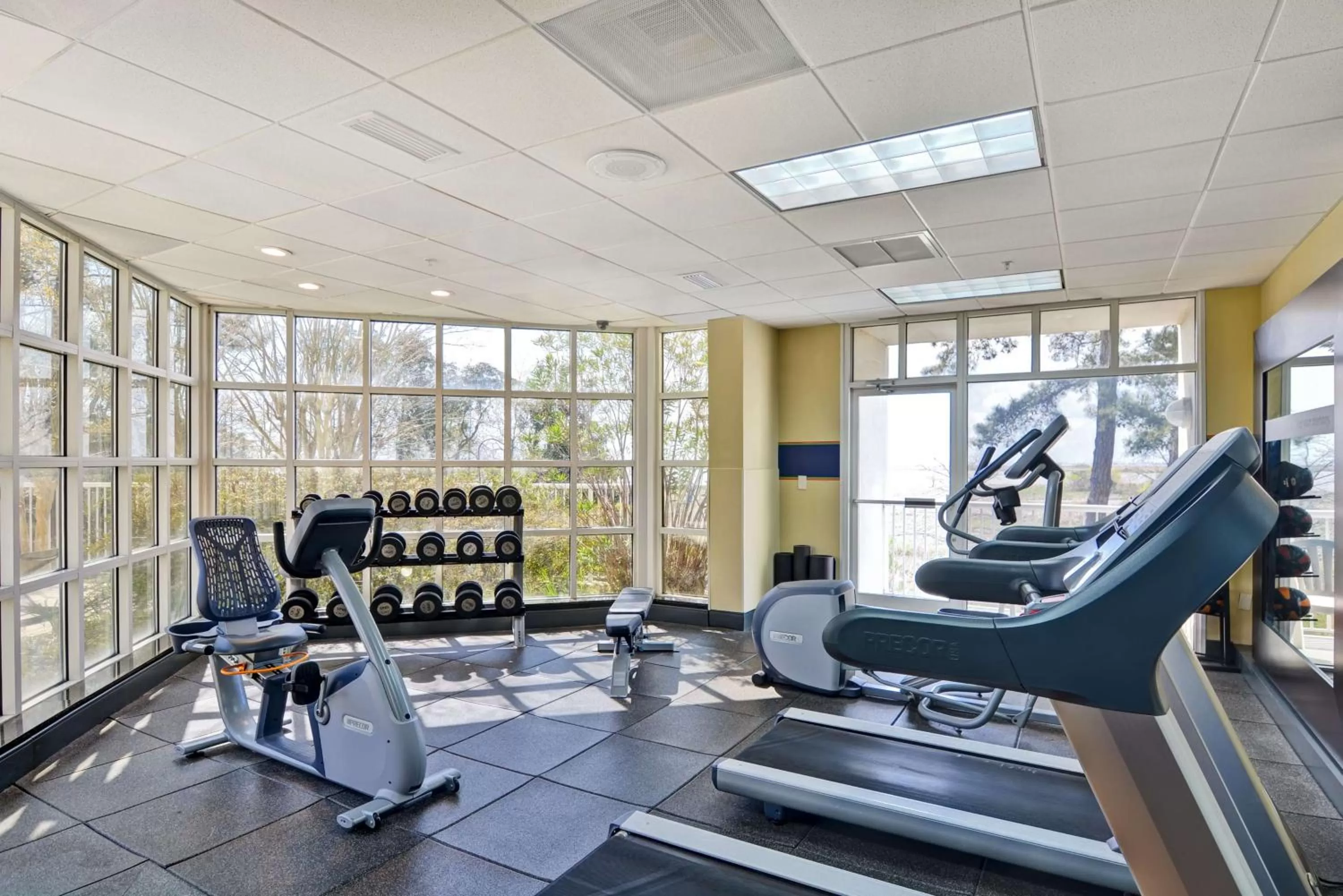 Fitness centre/facilities in Hampton Inn Mobile/East Bay