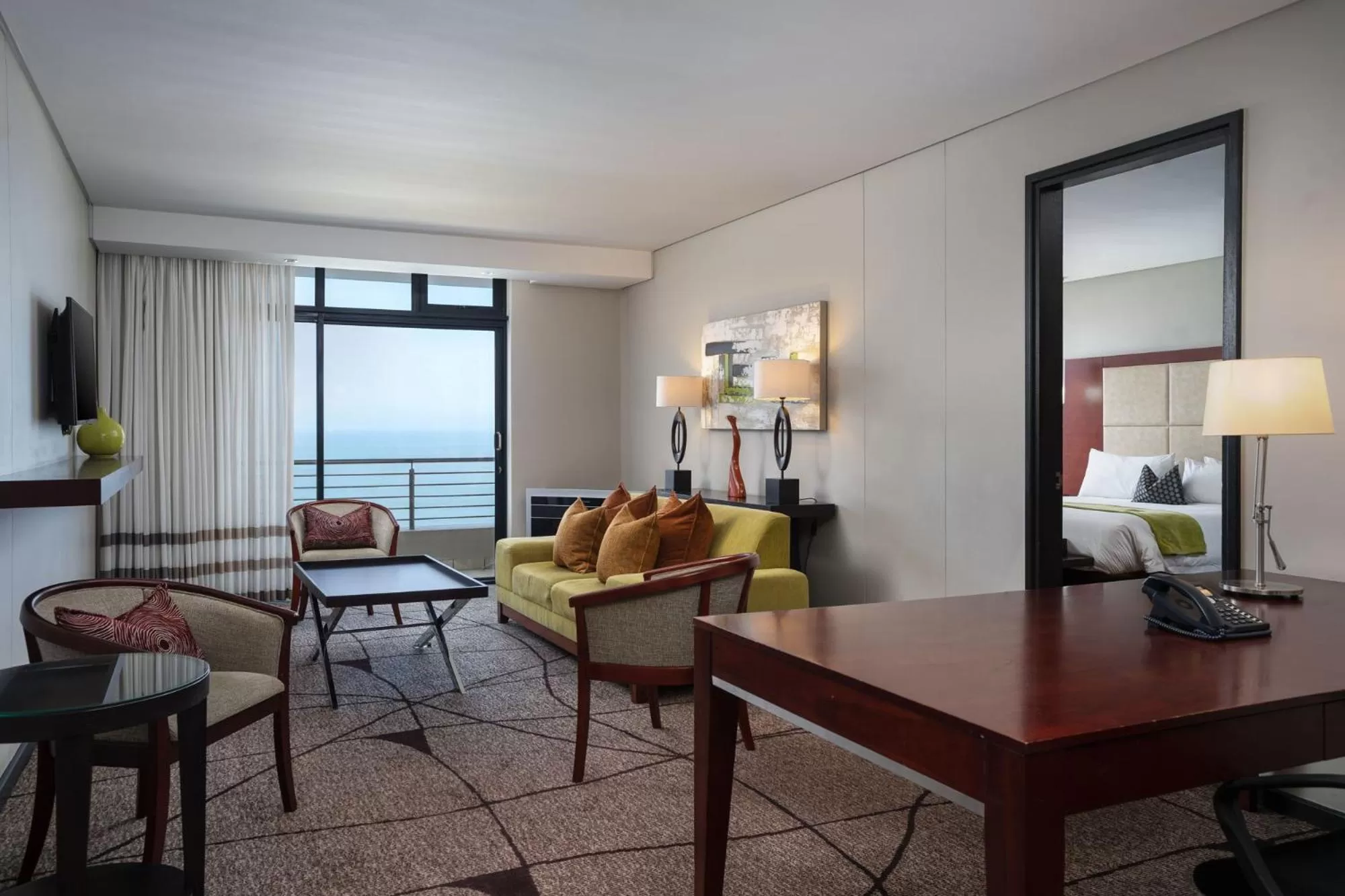 Seating area in Premier Hotel East London ICC