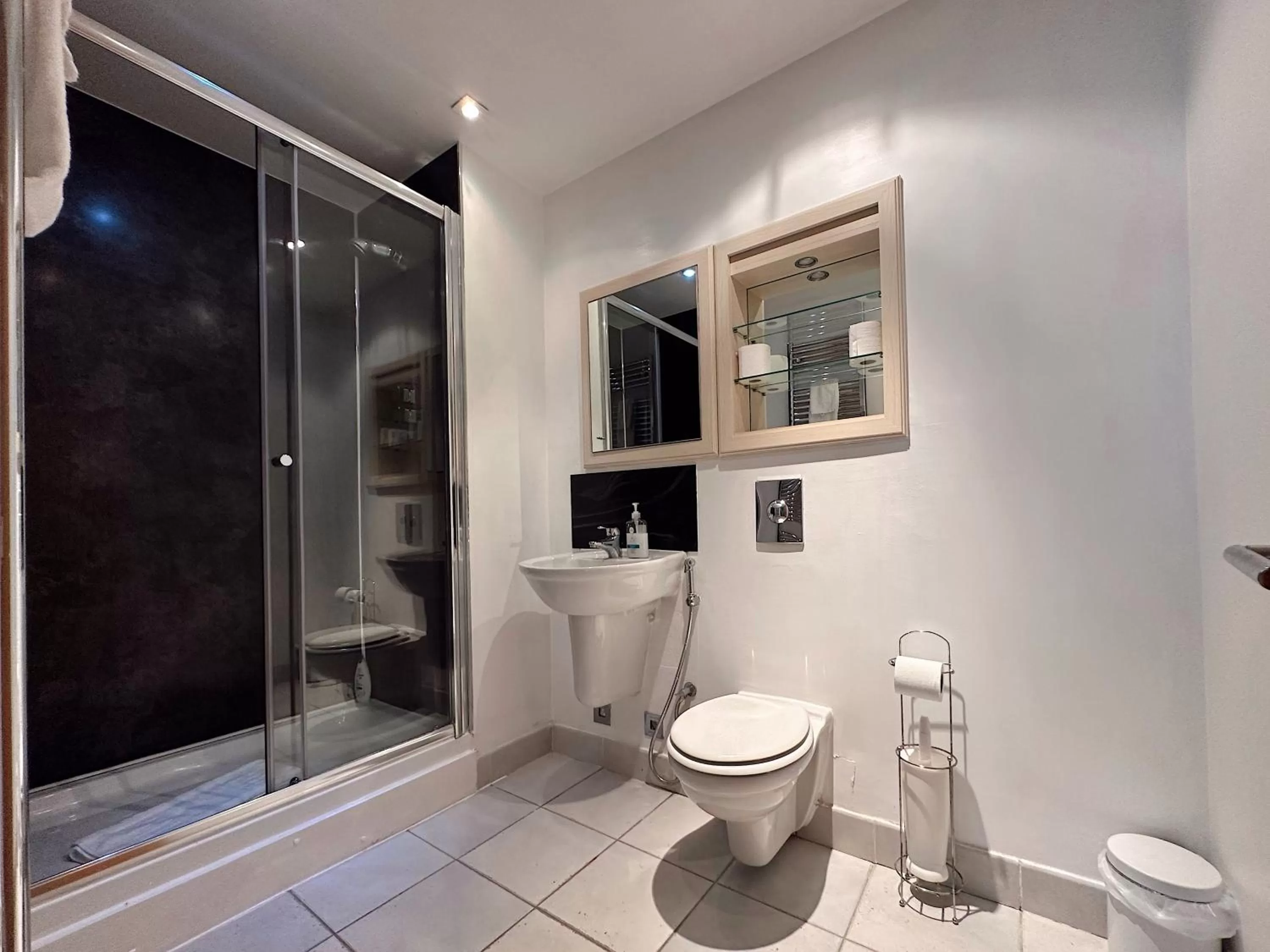 Shower in Canary Wharf - Luxury Apartments