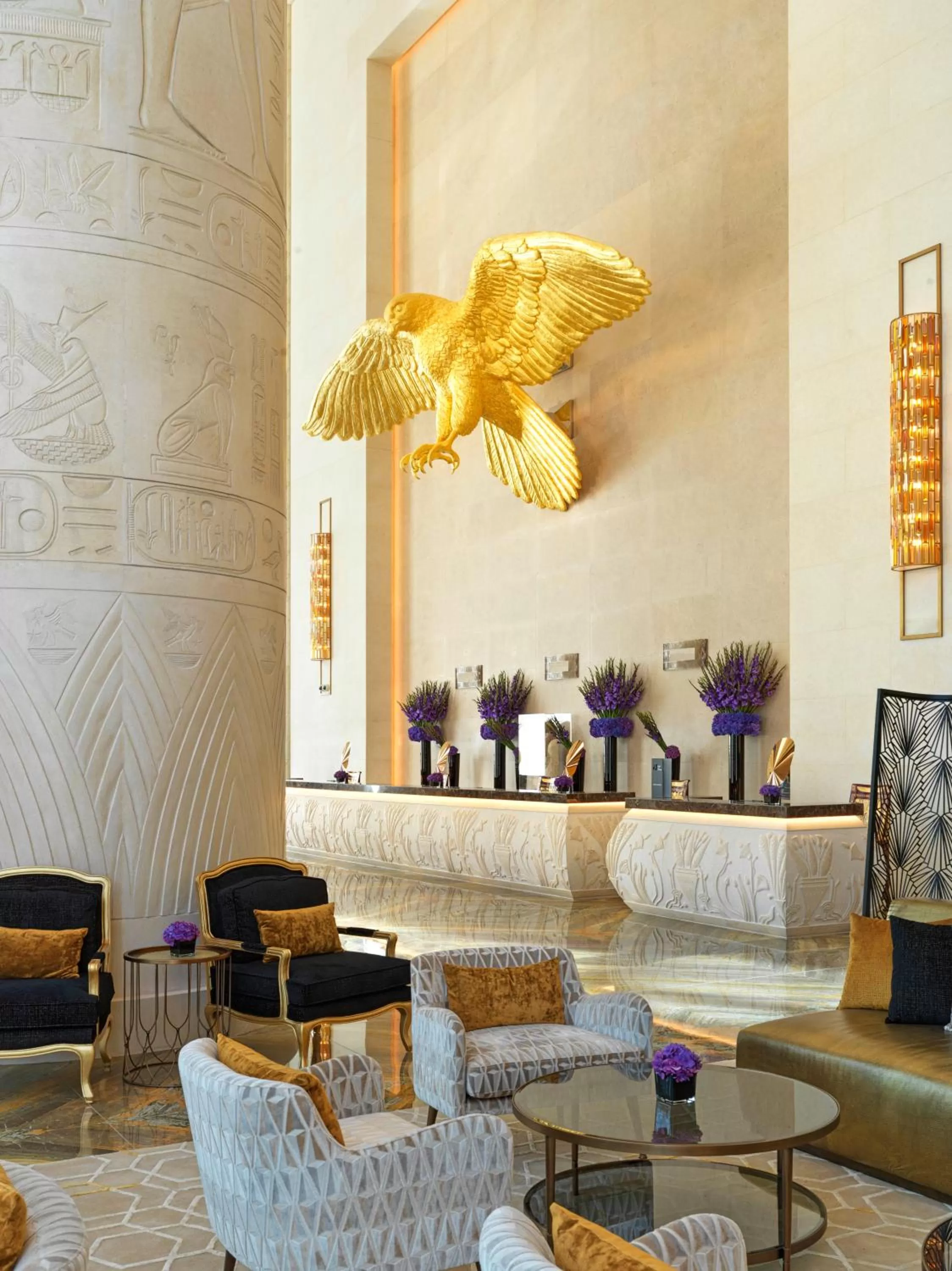 Lobby or reception in Sofitel Dubai The Obelisk