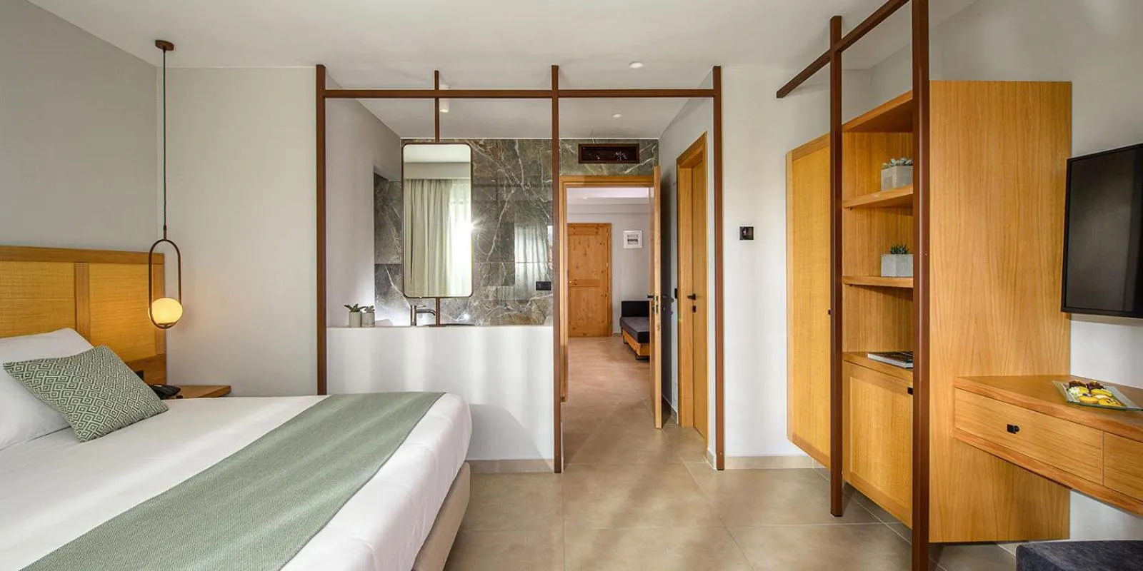 Bed in Stella Palace Aqua Park Resort