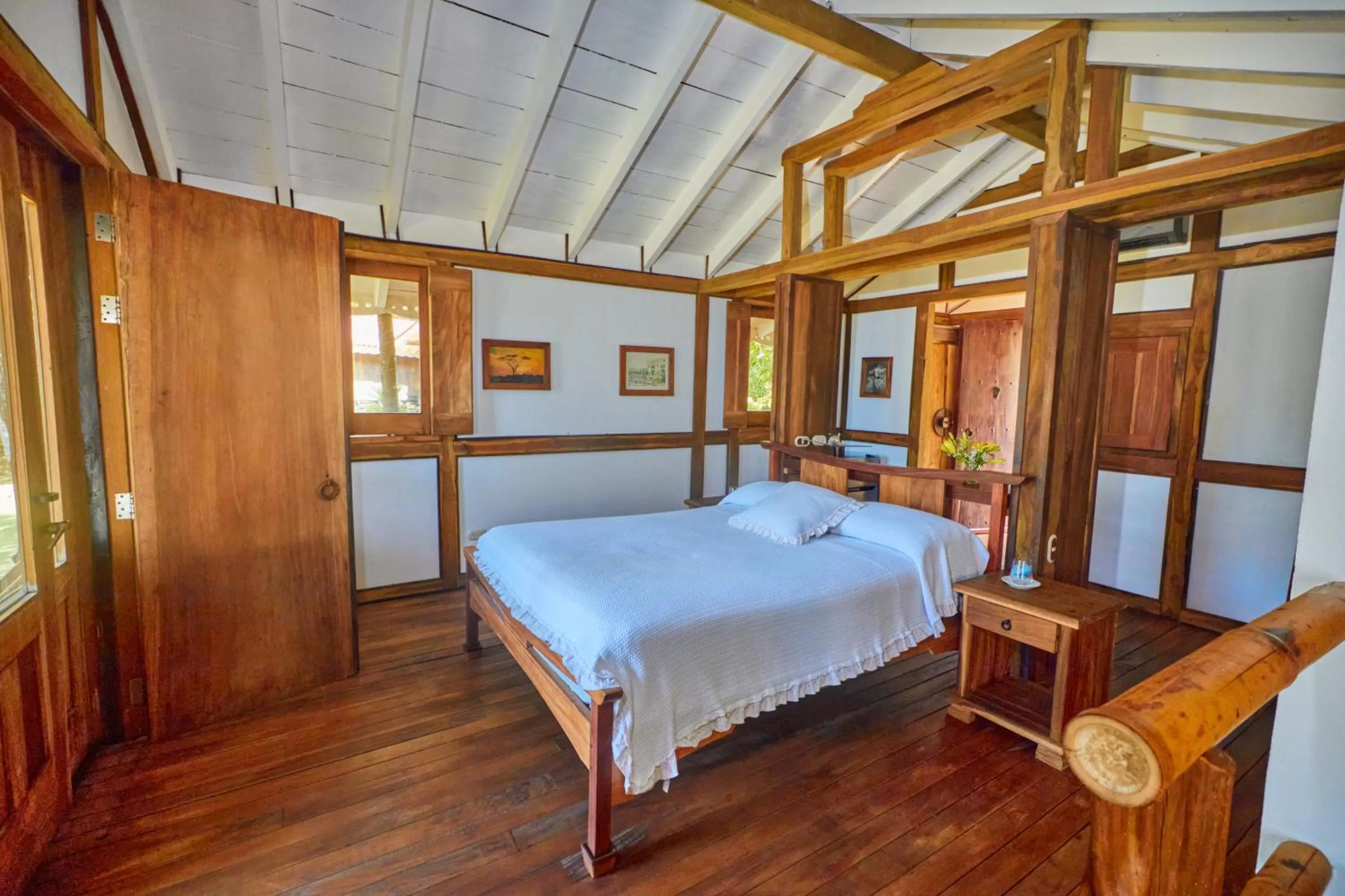 View (from property/room), Bed in Hotel Posada Los Destiladeros