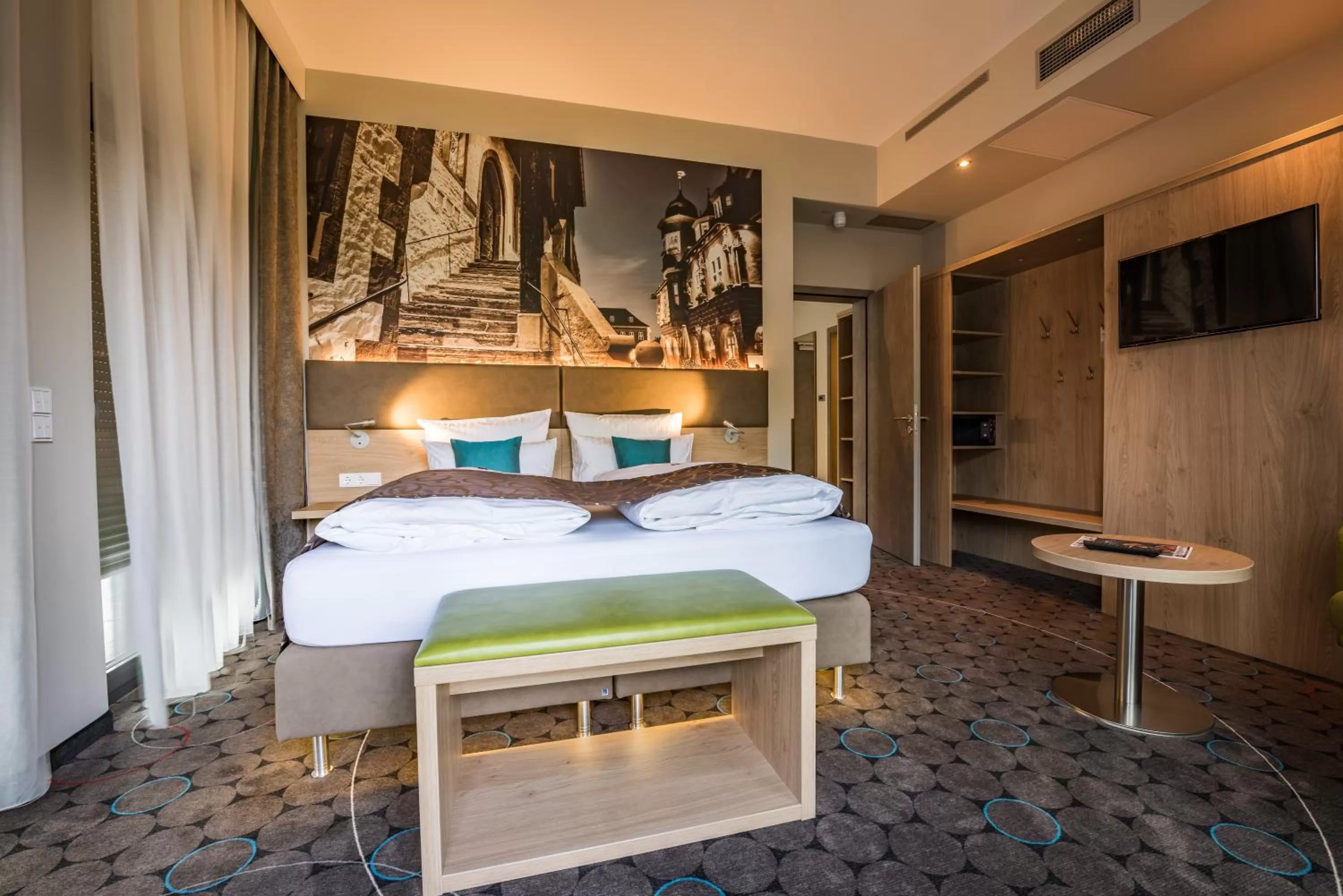 Photo of the whole room, Bed in AKZENT Hotel Villa Saxer