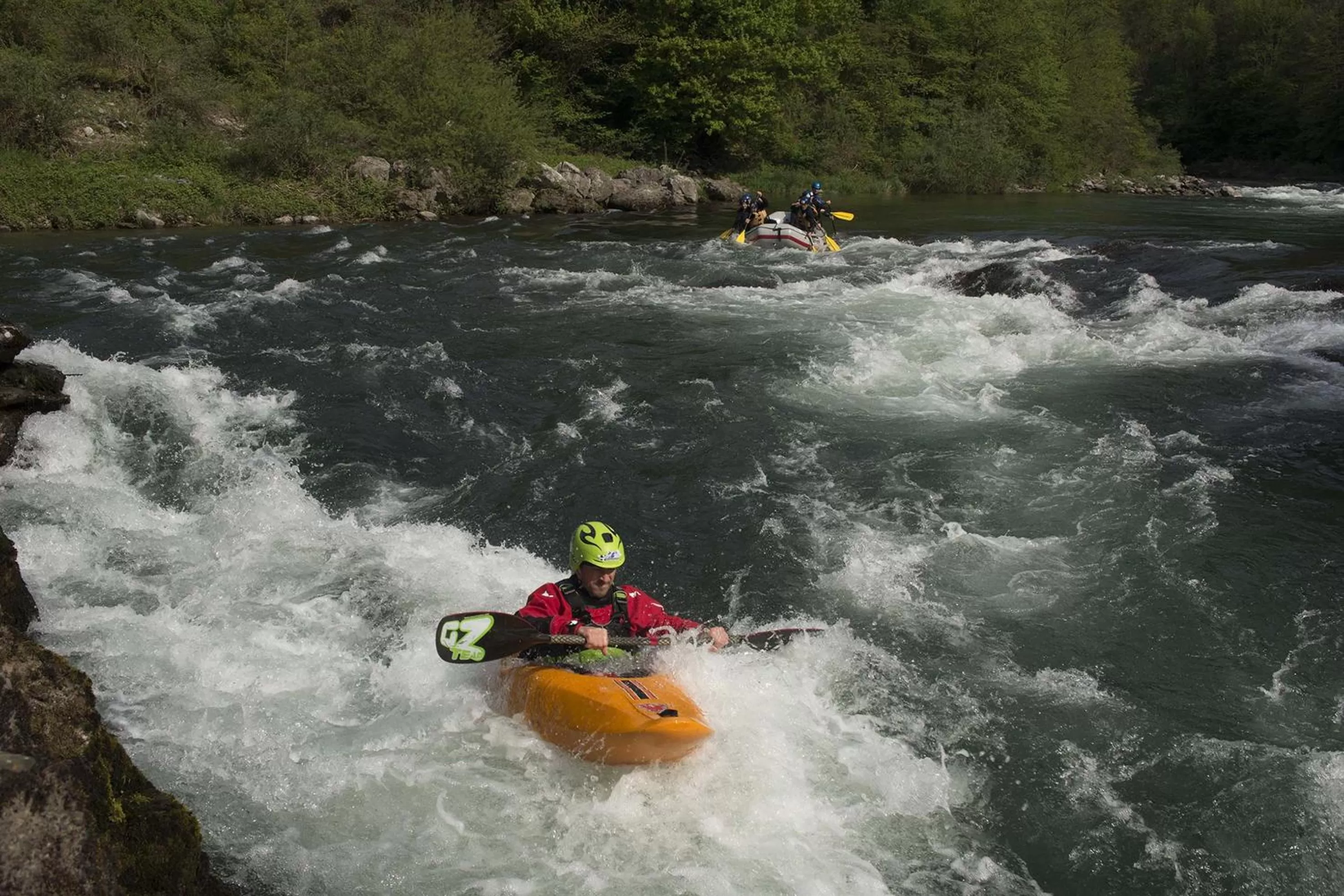 Canoeing in Bes Hotel Papa San Pellegrino Terme