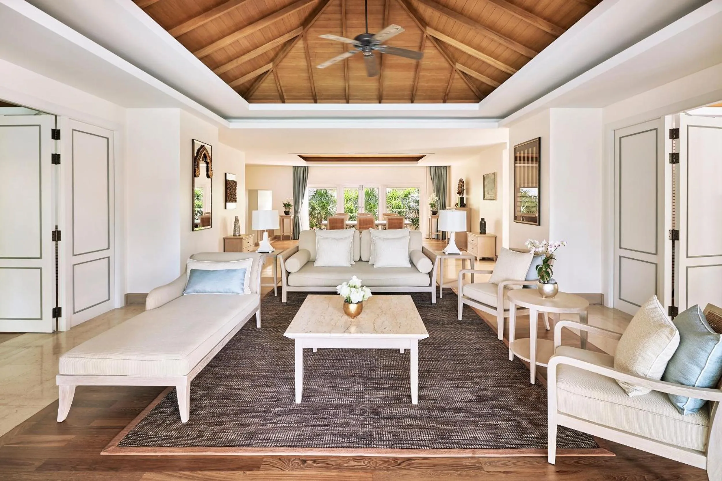 Living room in Trisara Villas & Residences Phuket