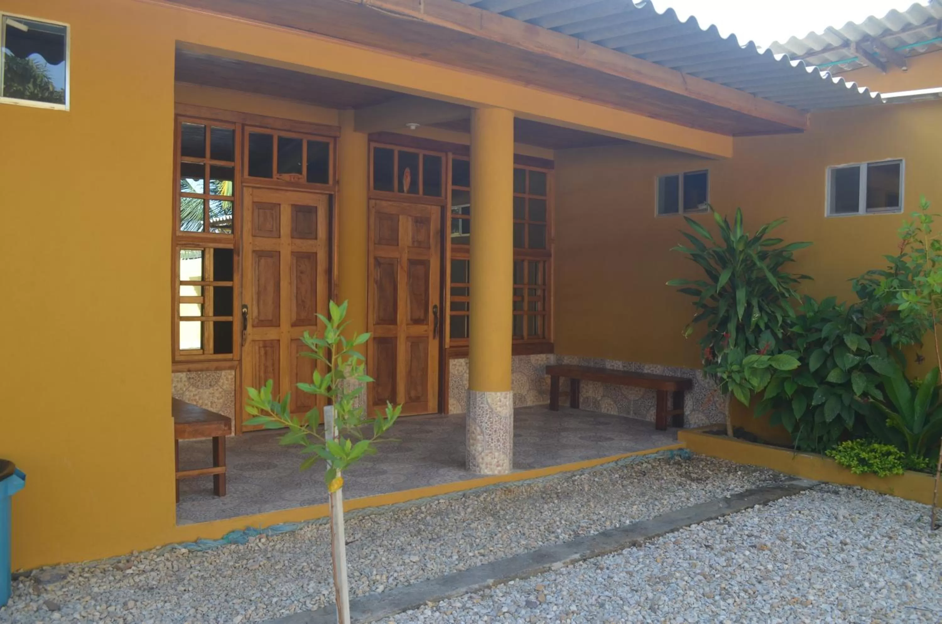 Garden view in Hotel Costa Mar Coveñas