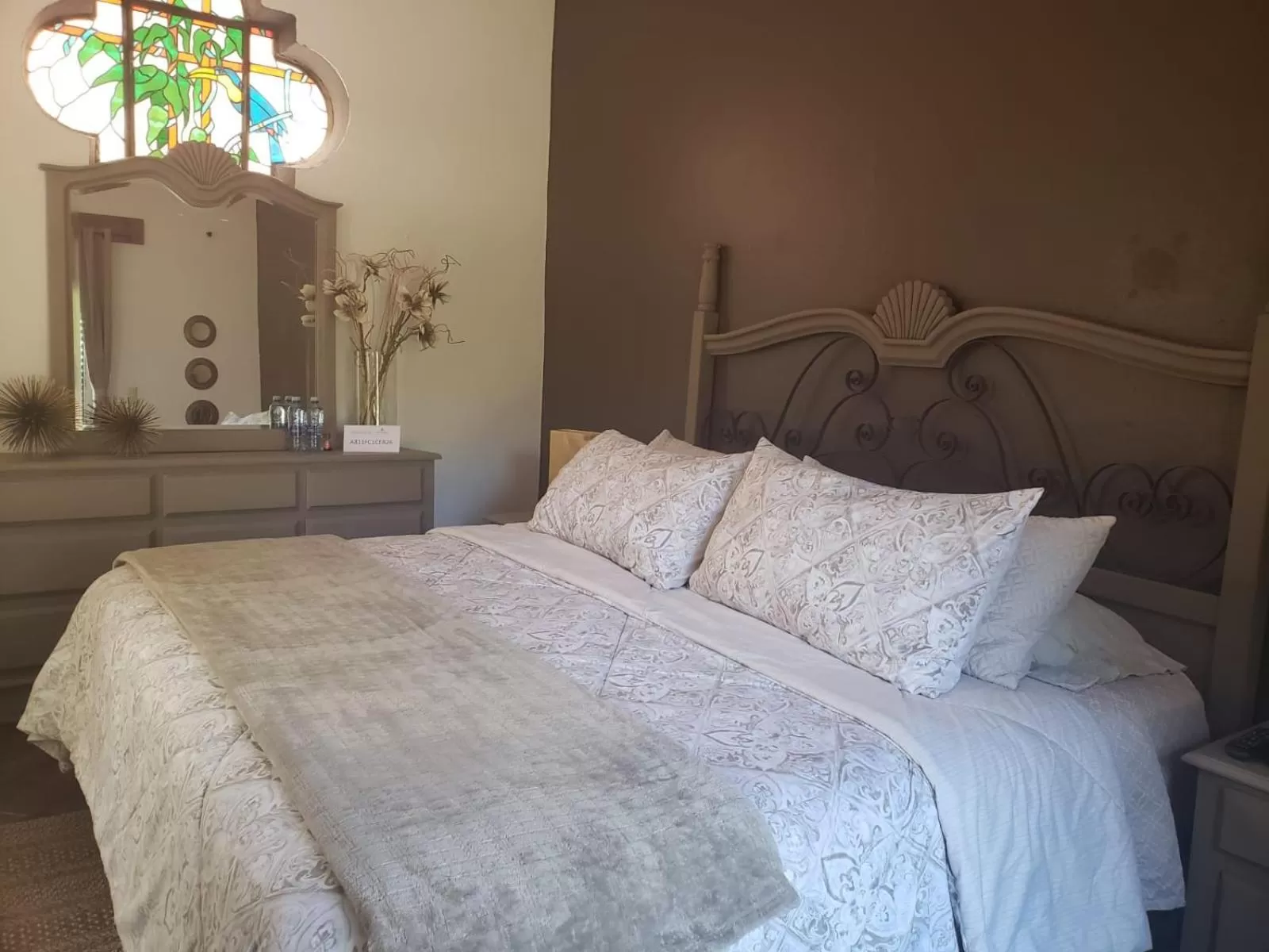 Bed in Tres Fuentes Hotel Boutique