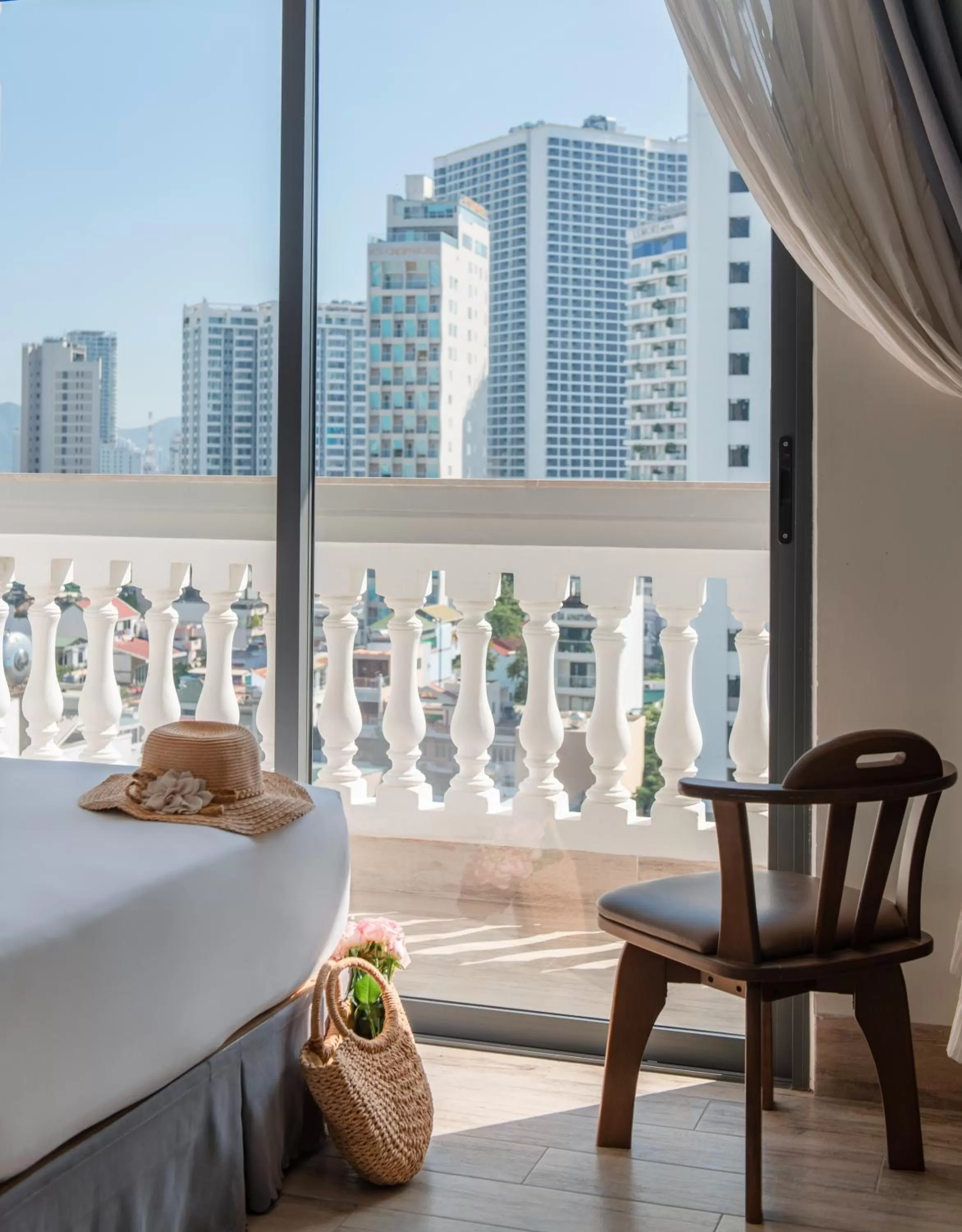 Bed in Seven Seas Hotel Nha Trang