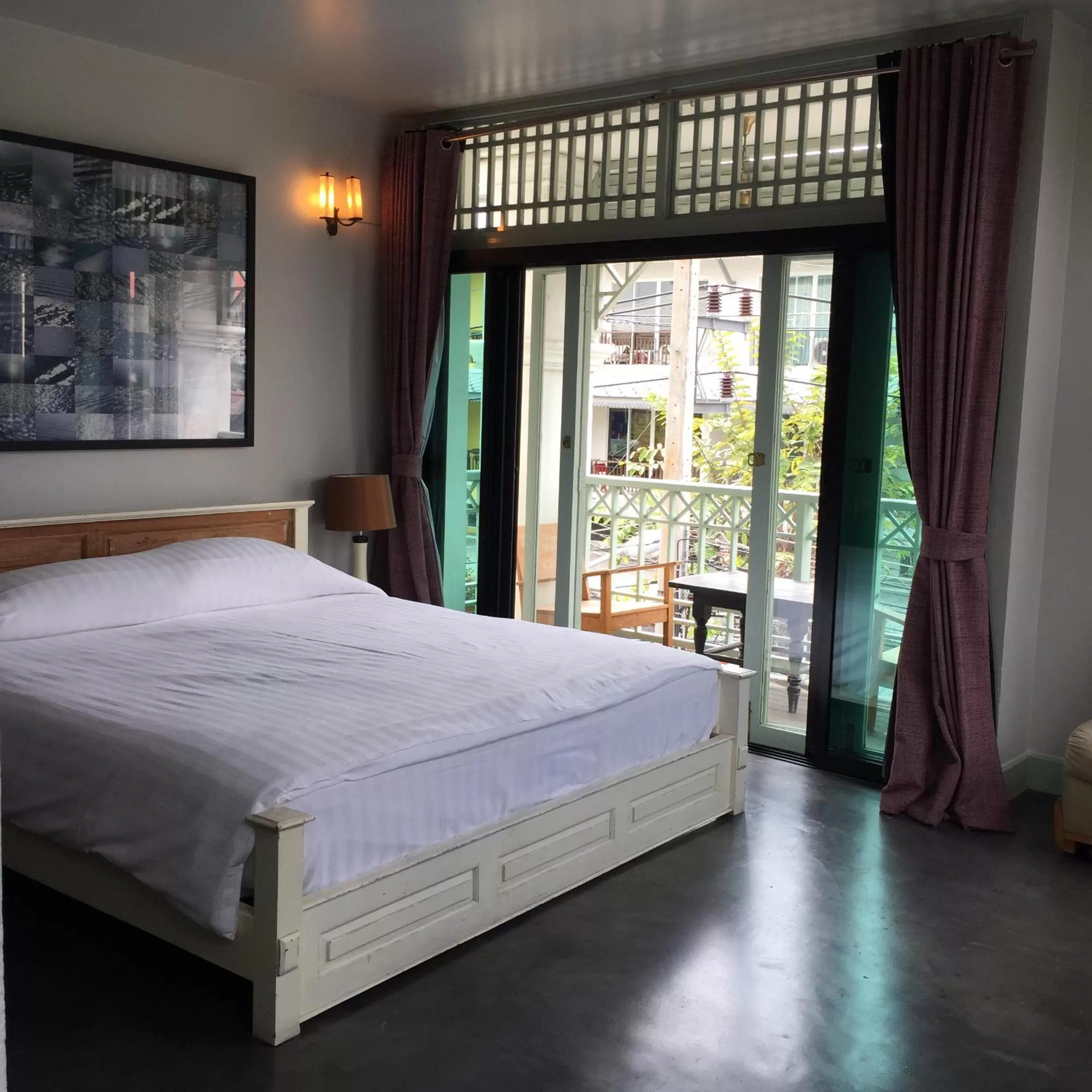 Bed in Villa Duangchampa