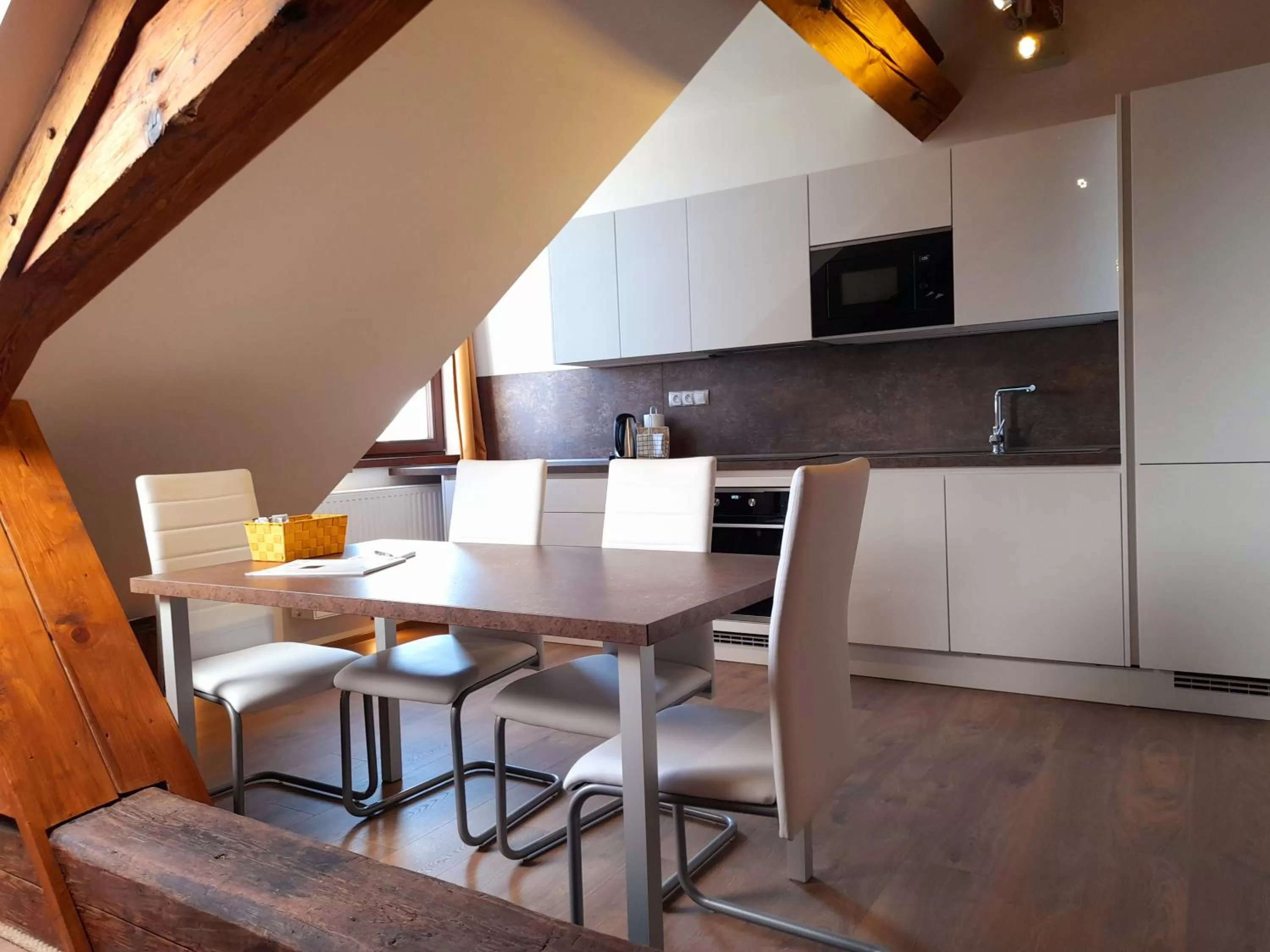 Kitchen/Kitchenette in Residence Mariánská