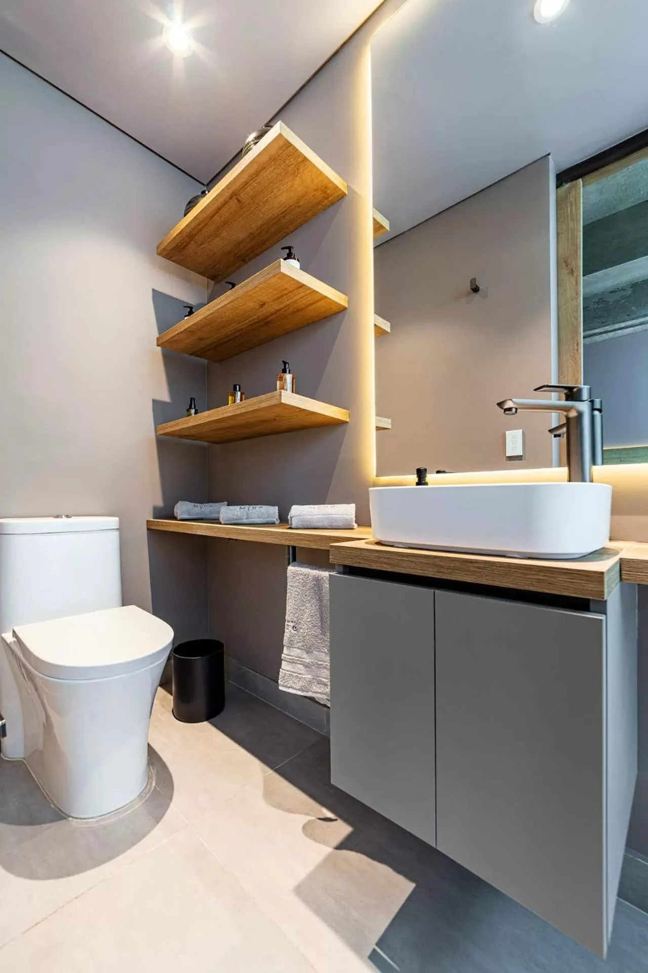 Bathroom in ICON 100 Luxury Apartasuites