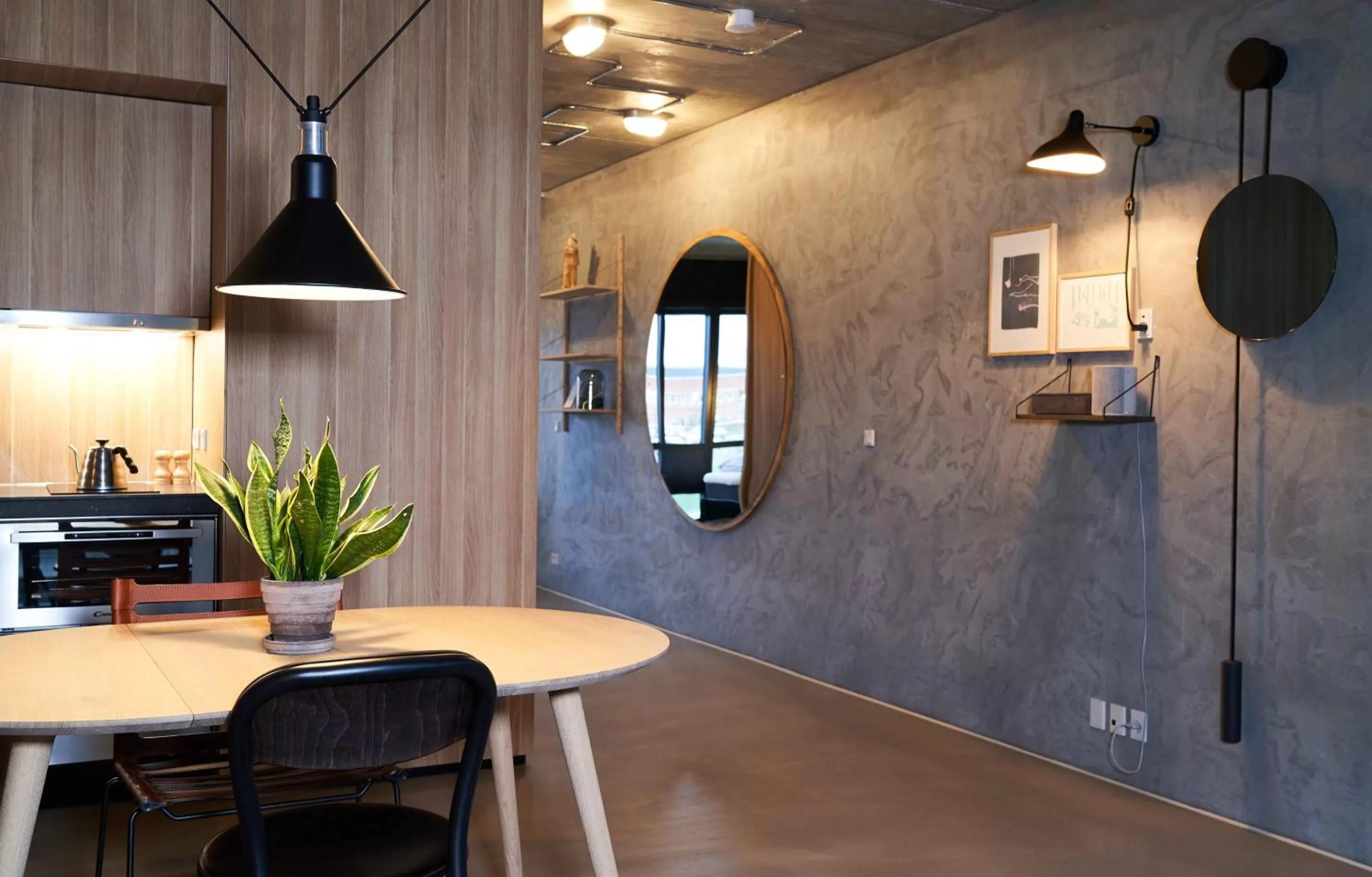 Kitchen or kitchenette in Hotel GUESTapart