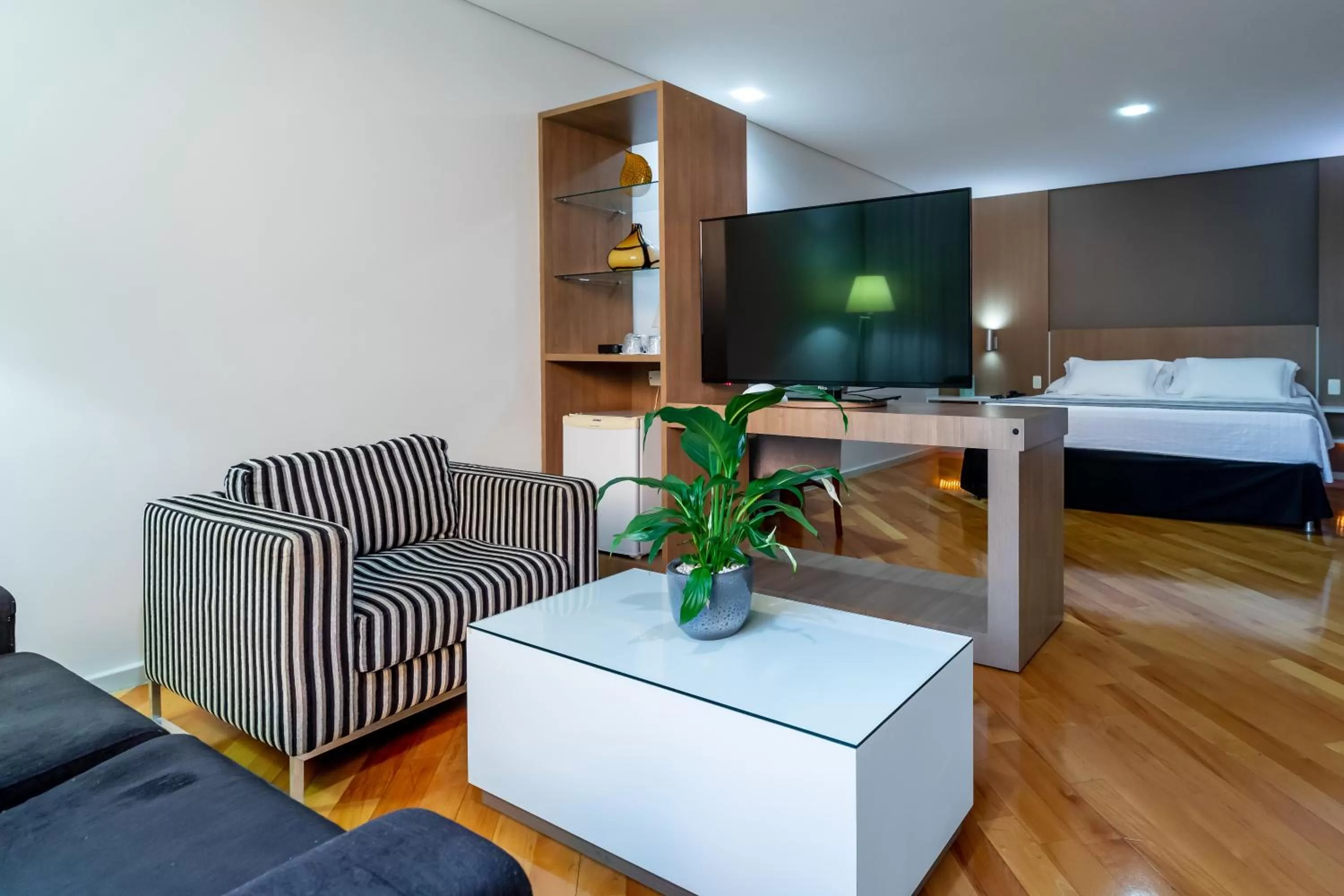 Communal lounge/ TV room, Bed in Viale Cataratas Hotel & Eventos