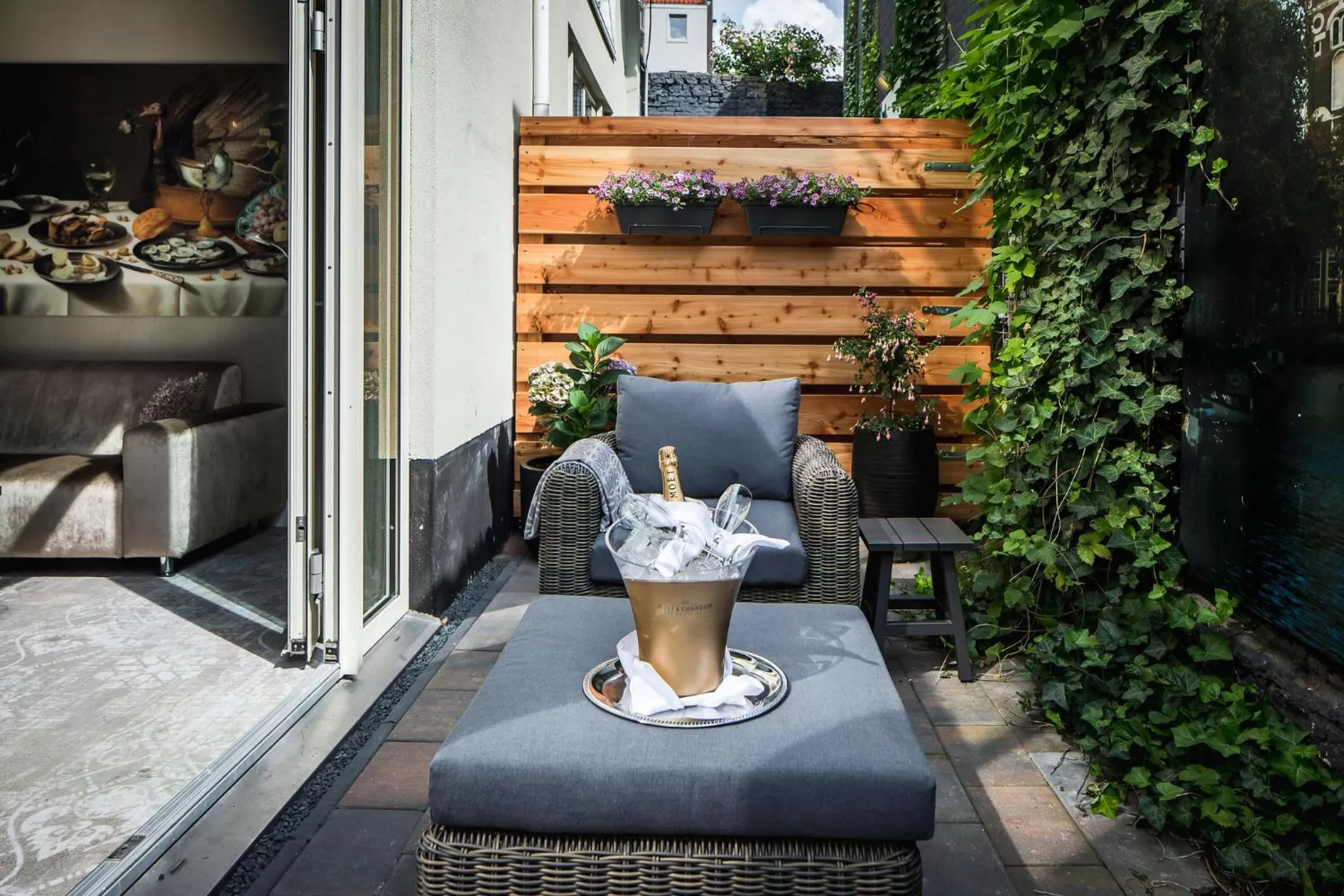 Patio in Luxury Suites Amsterdam