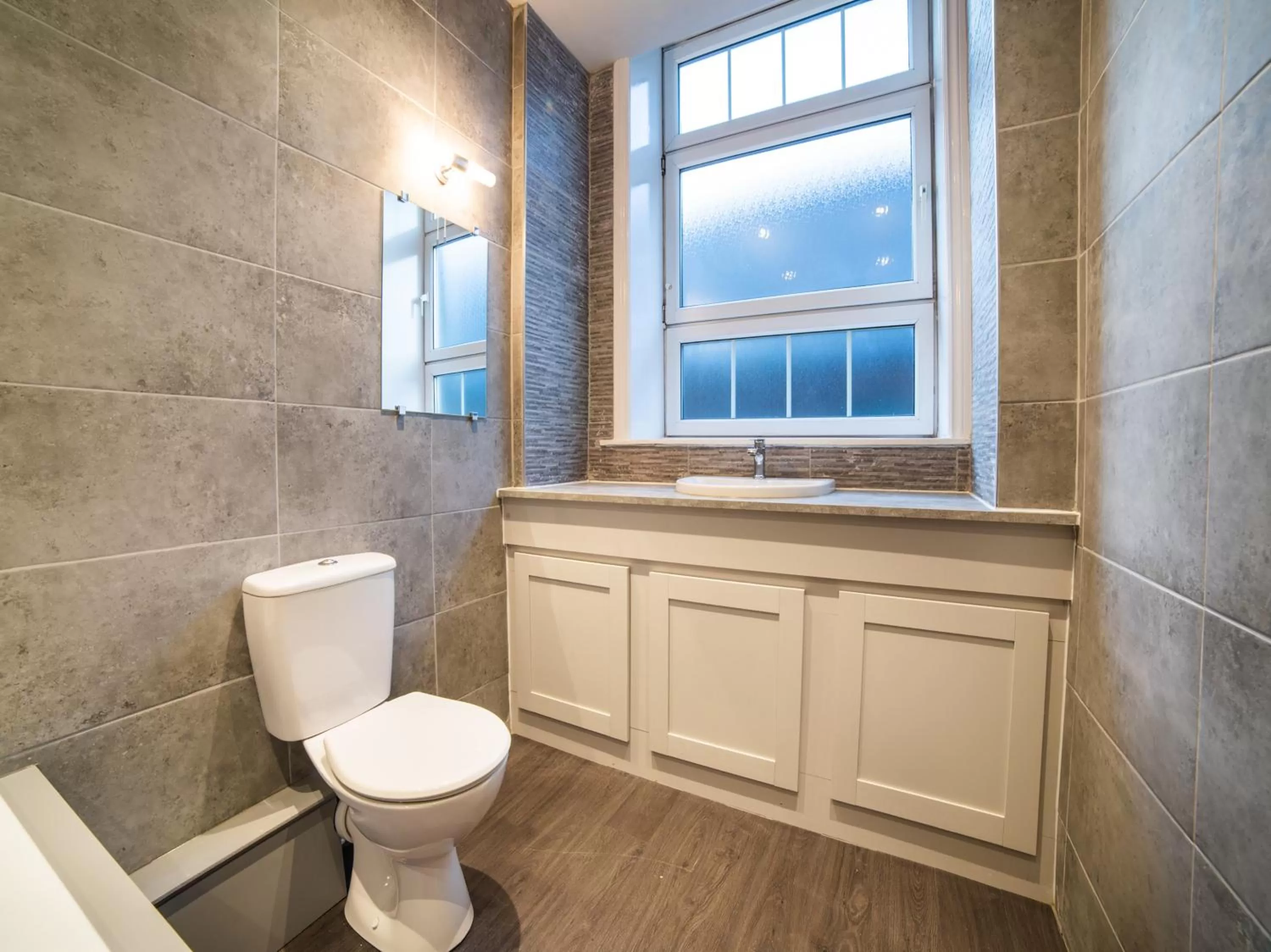 Bathroom in Churchill's Hotel