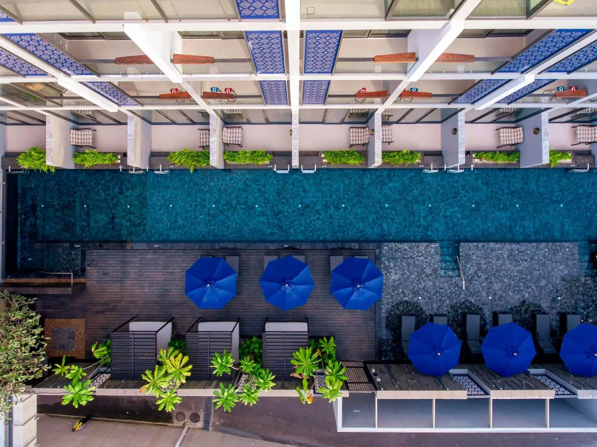 Twin Beds Standard Pool View in Hotel Indigo Phuket Patong, an IHG Hotel Twin Beds Standard Pool View in Hotel Indigo Phuket Patong, an IHG Hotel