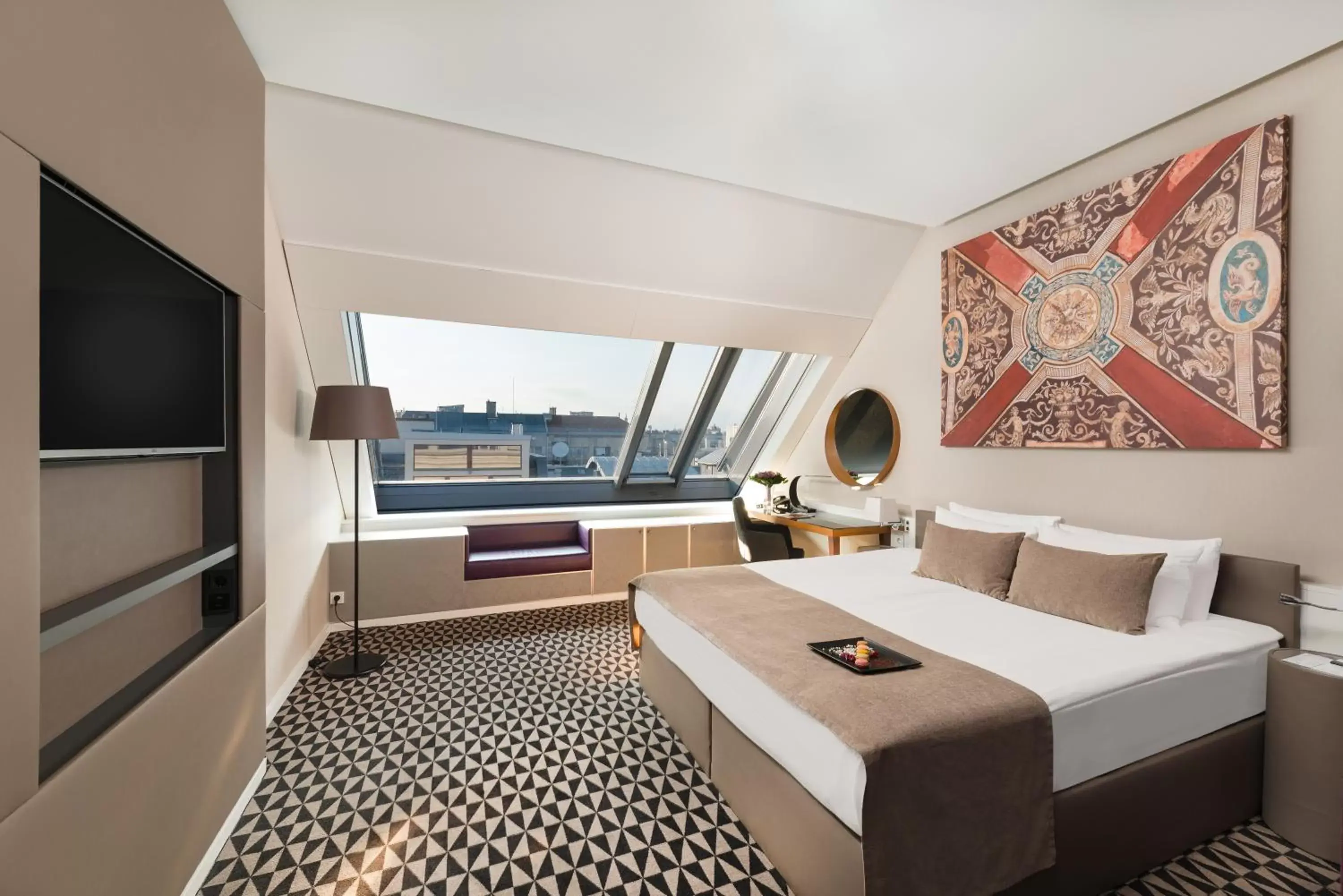 Top Floor Superior Double or Twin room in Hotel Moments Budapest by Continental Group Top Floor Superior Double or Twin room in Hotel Moments Budapest by Continental Group