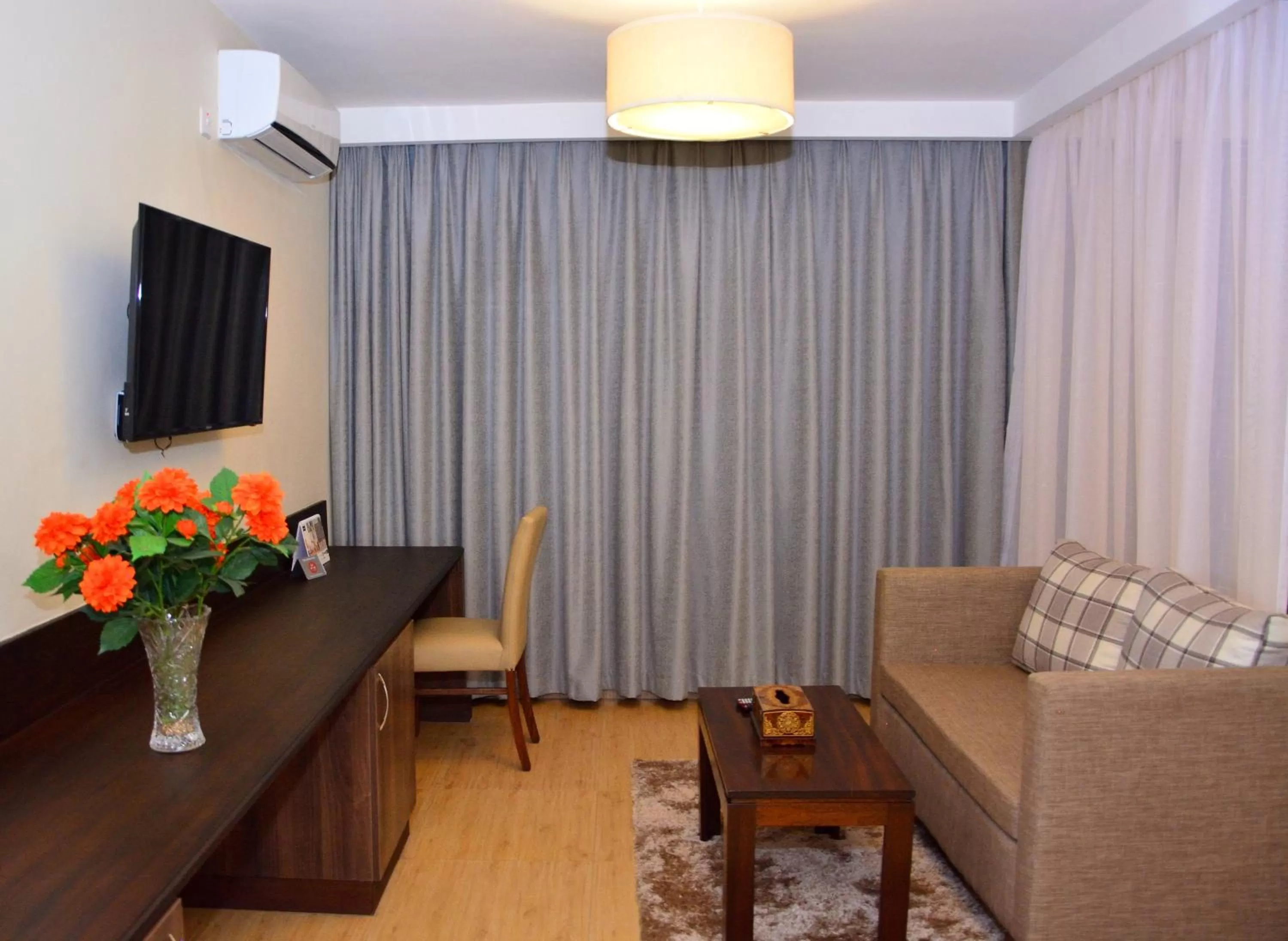 Seating area in Razana Hotel