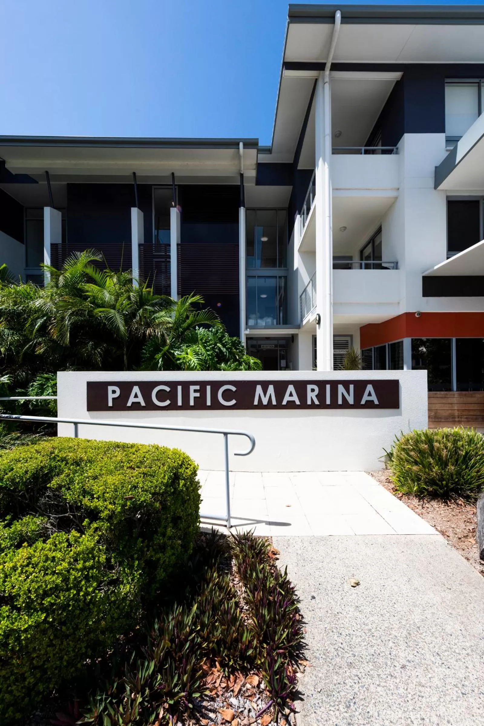 Property building in Pacific Marina Apartments