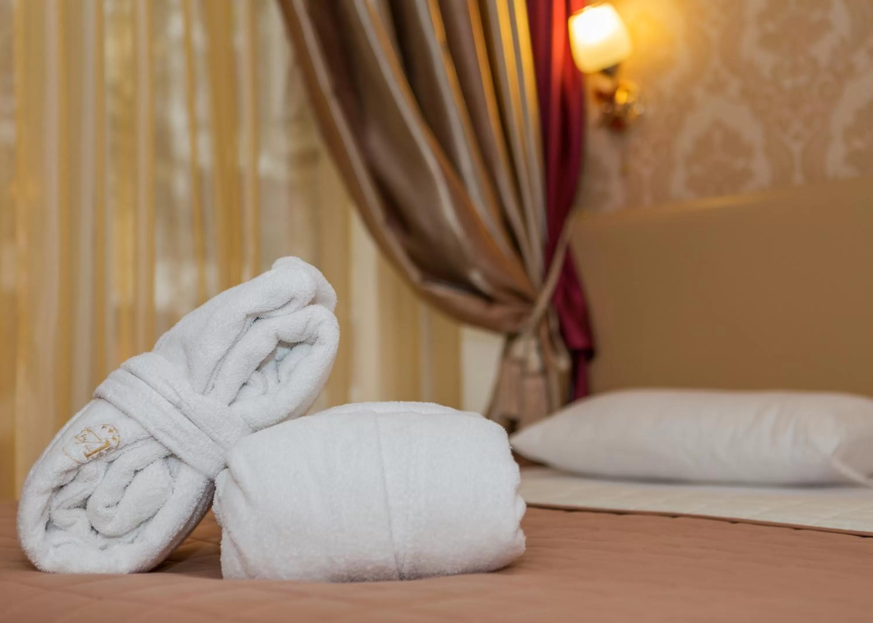 Decorative detail, Bed in Lermontovskiy Hotel